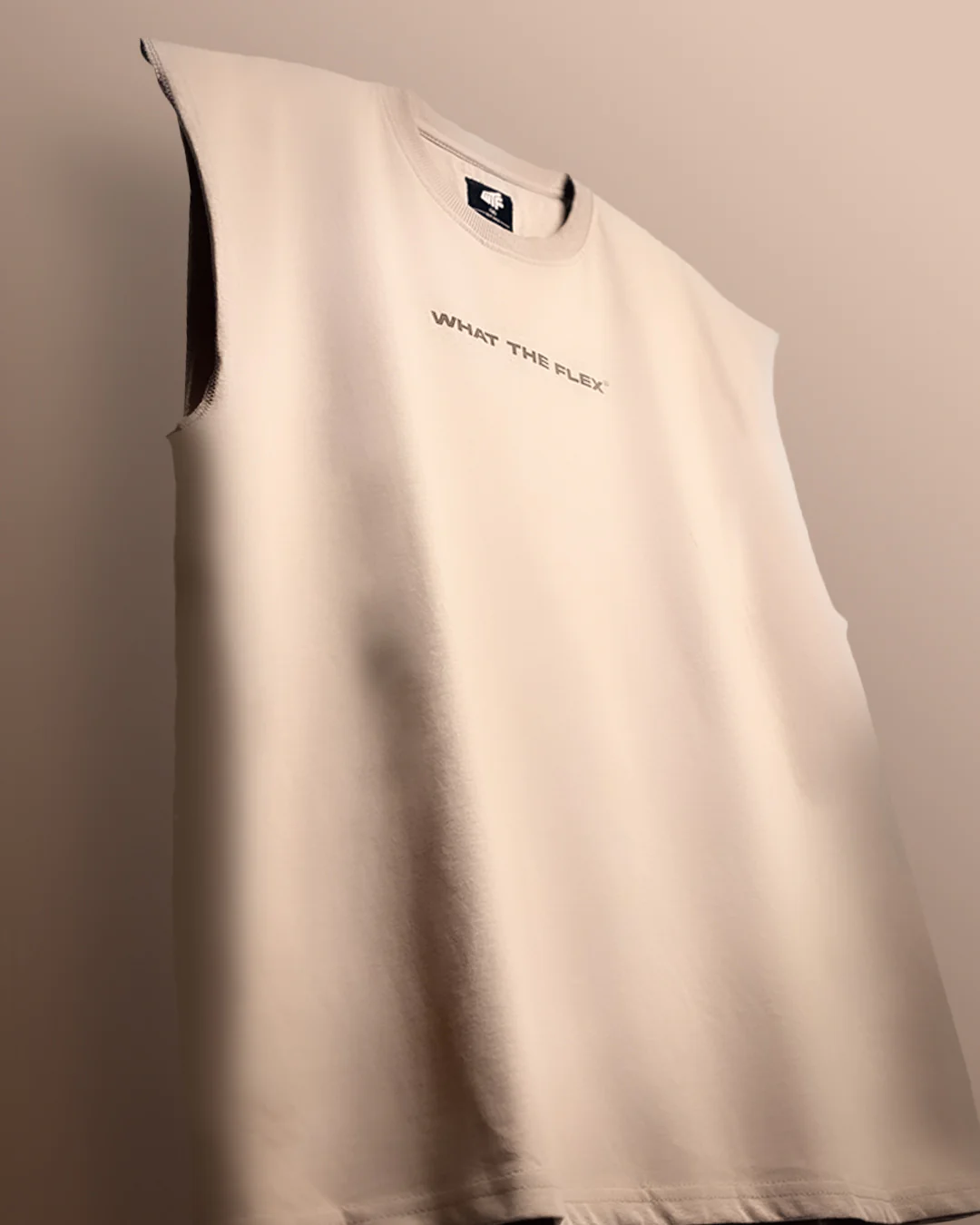 Uncommon Brown Cotton Boxy Vest - Image 2