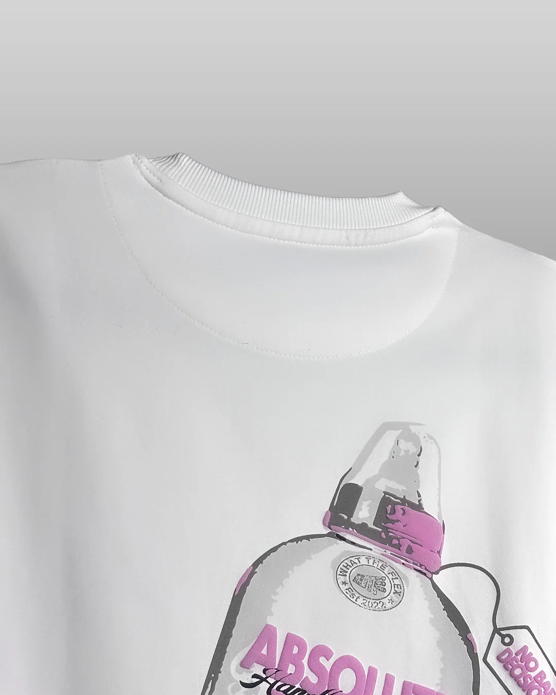 Absolute Baddie Boxy-Fit White T-shirt - Image 9