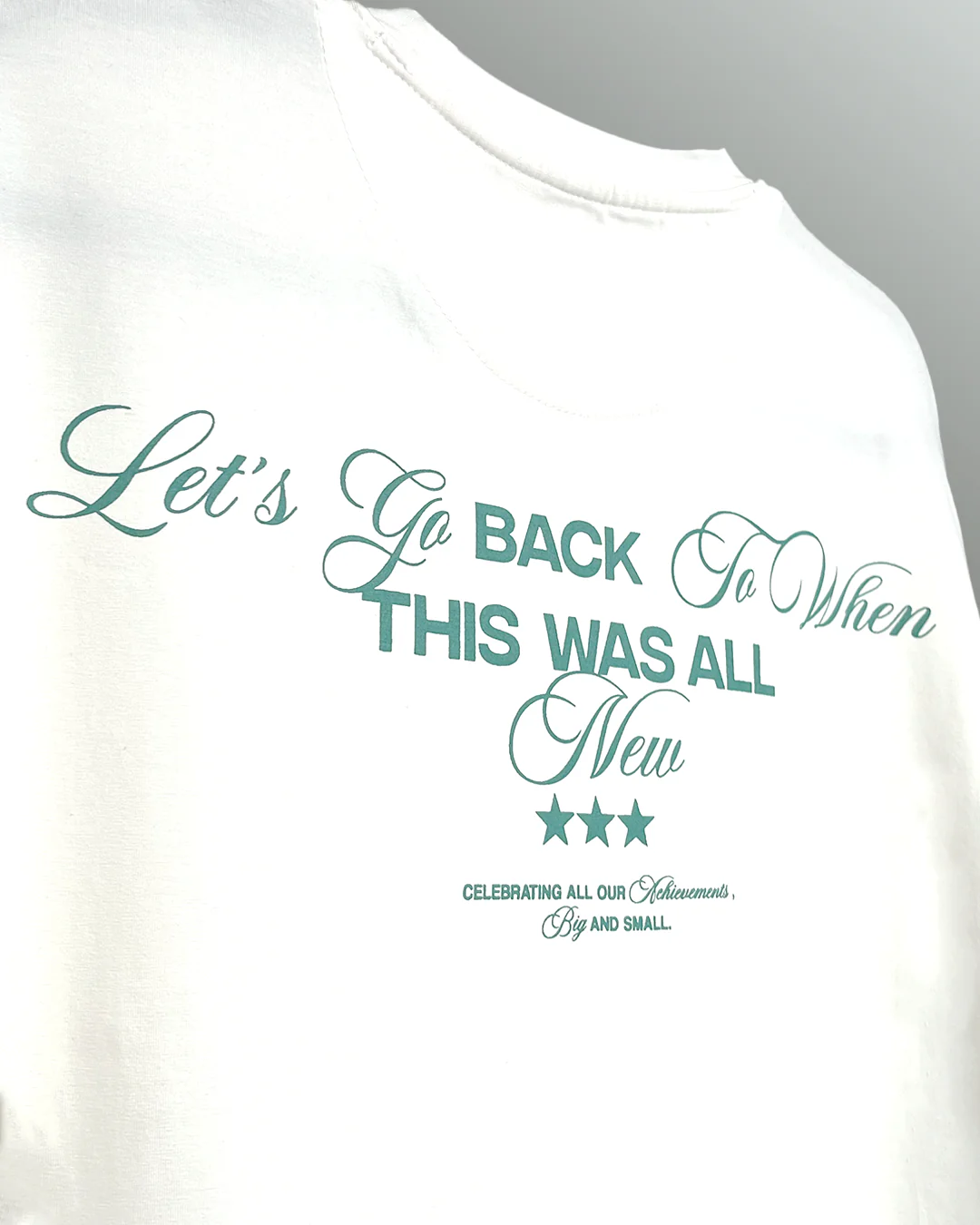 Achievement Oversized White T-shirt - Image 6