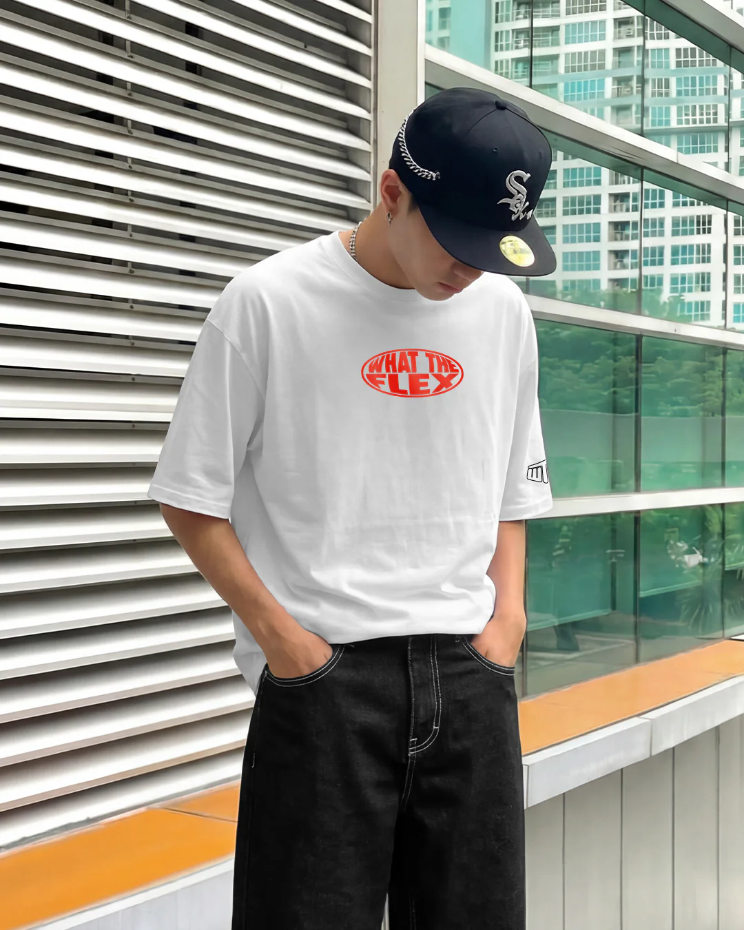 Ain't Easy Heavyweight White T-shirt - Image 10