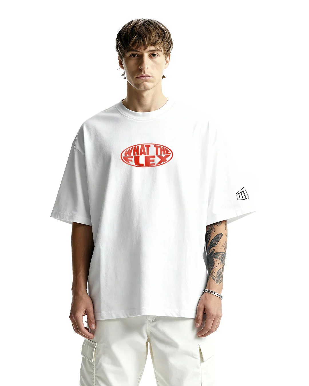 Ain't Easy Heavyweight White T-shirt - Image 2