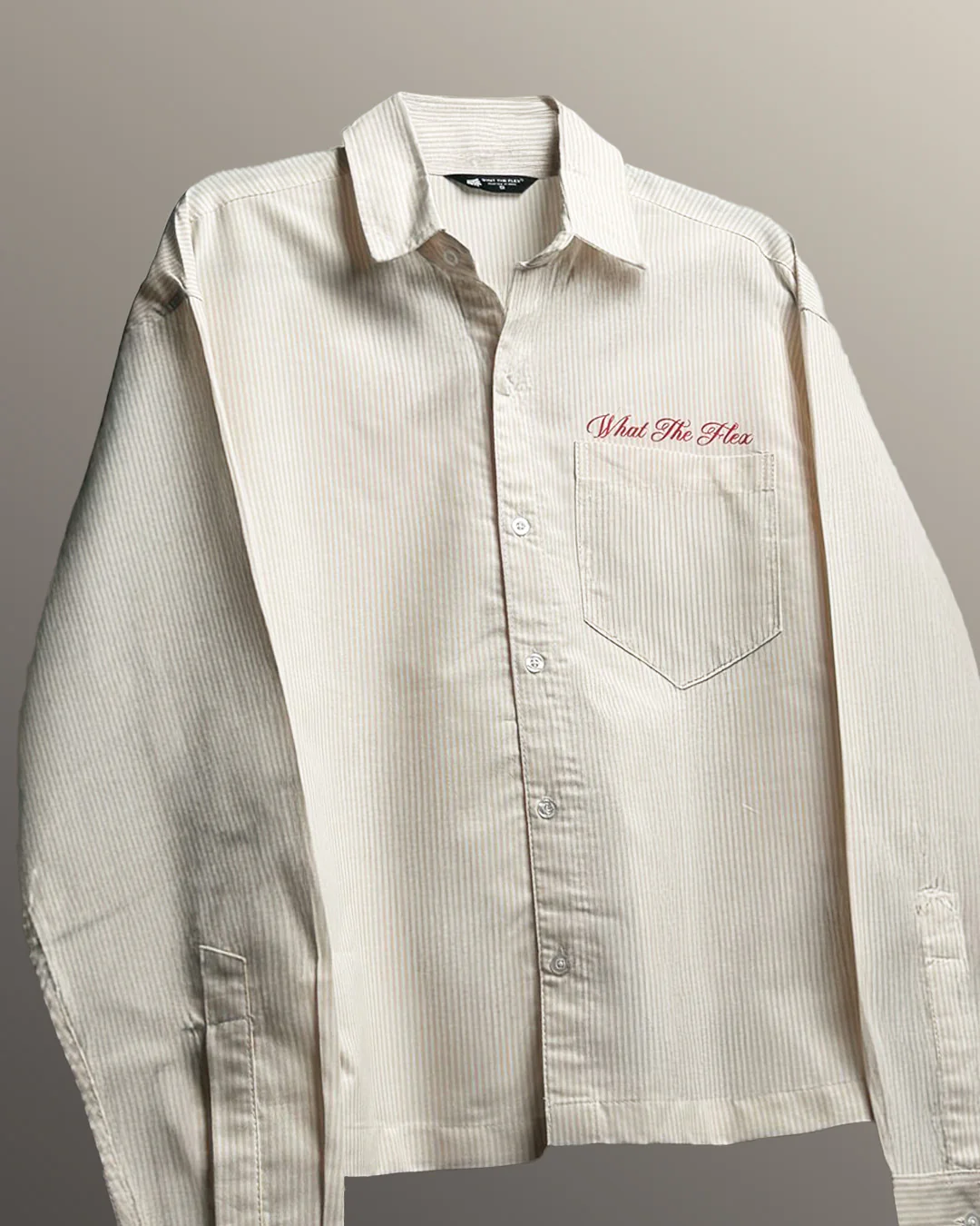 Alive Beige Striped Shirt - Image 7
