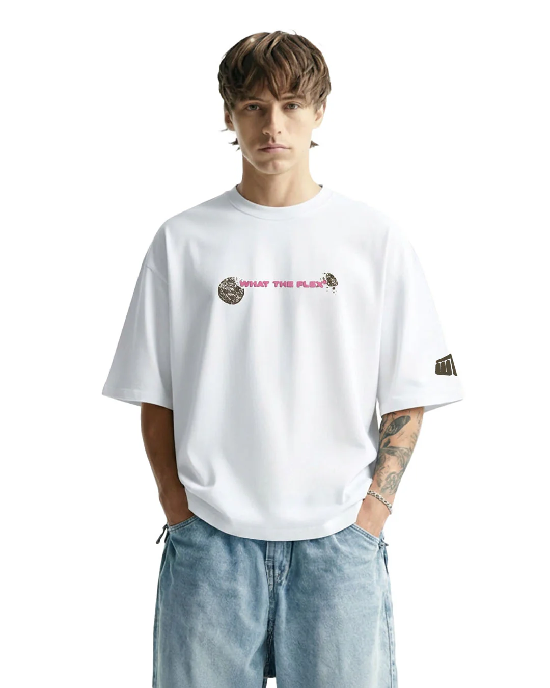 Ate It Boxy-Fit White T-shirt - Image 2