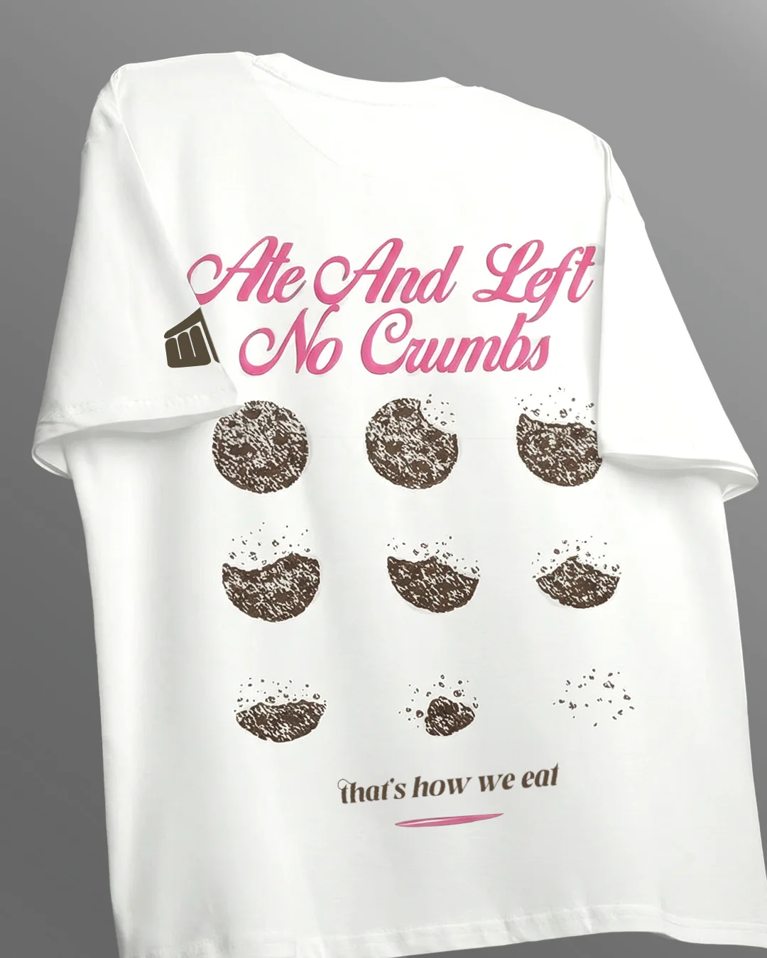 Ate It Boxy-Fit White T-shirt - Image 3