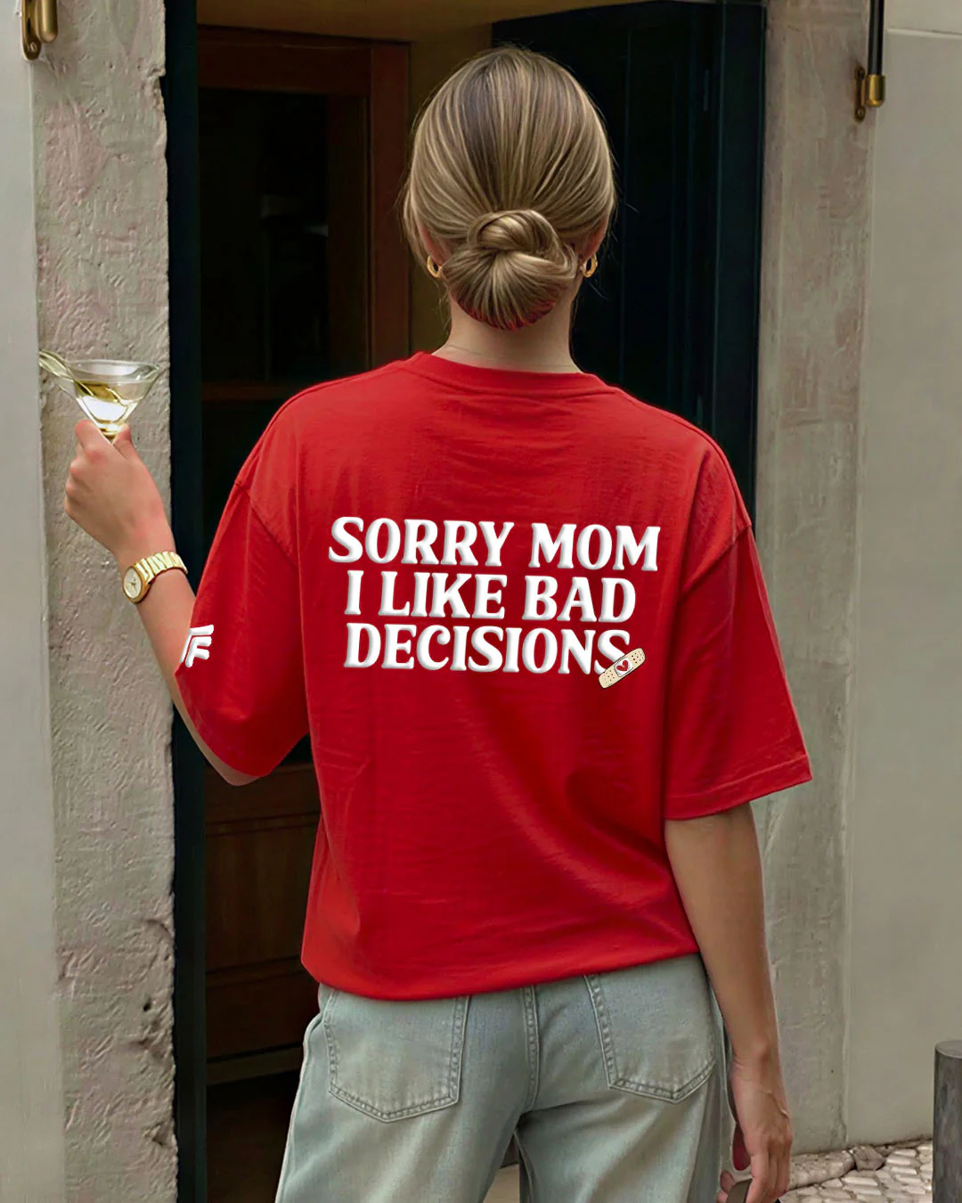 Bad Decisions Boxy-Fit T-shirt - Image 6
