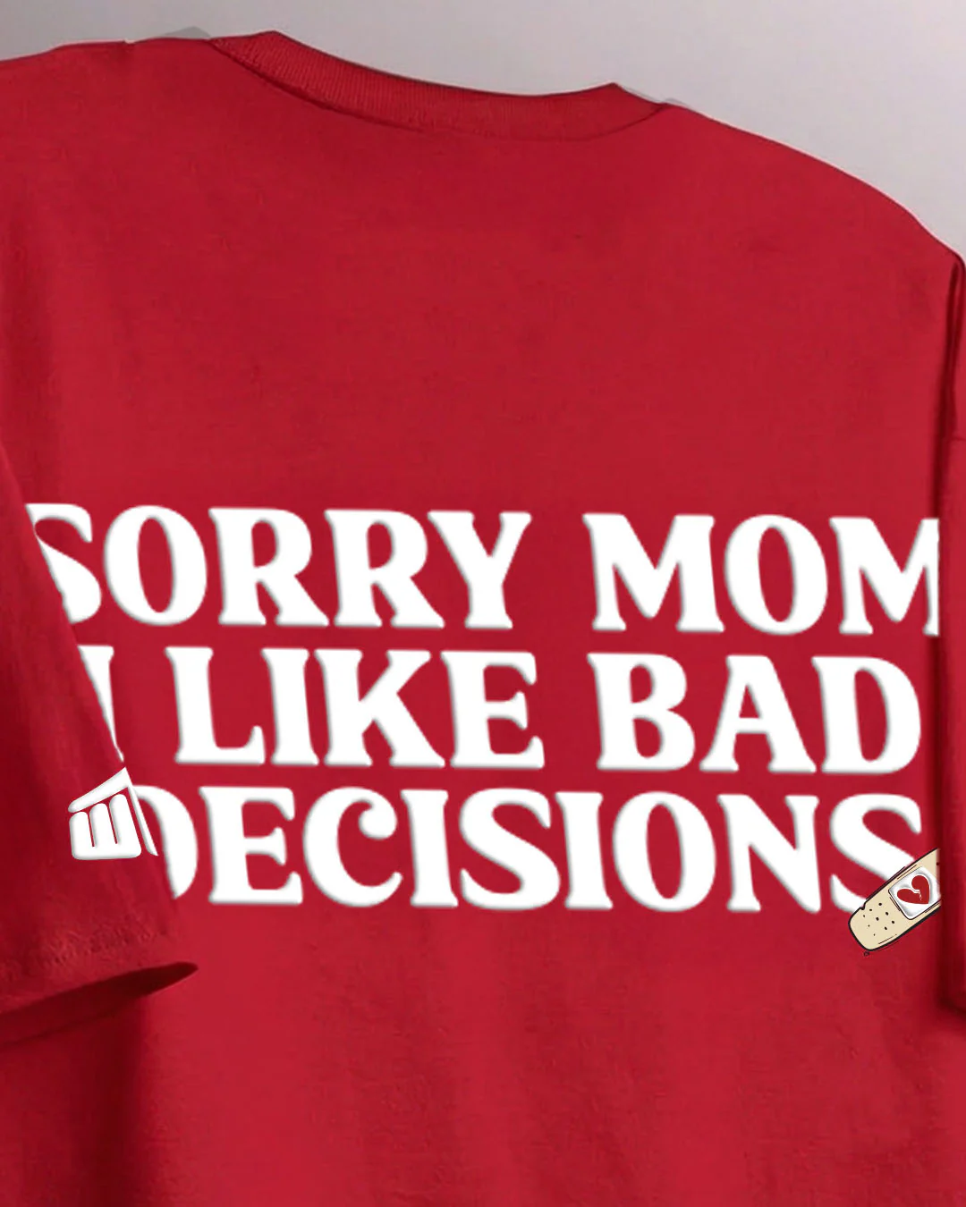 Bad Decisions Boxy-Fit T-shirt - Image 9
