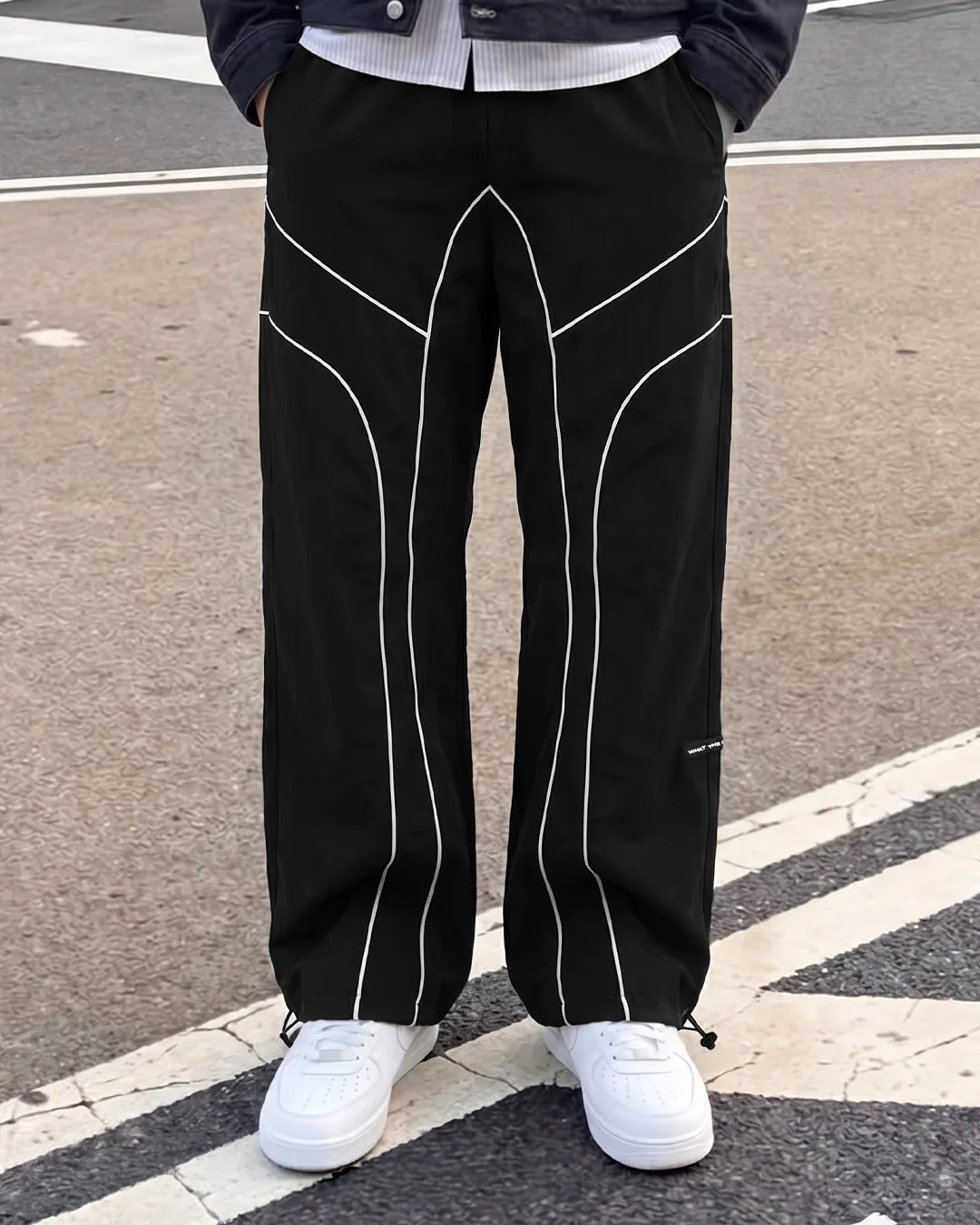 Baseline Black Parachute Pants - Image 5