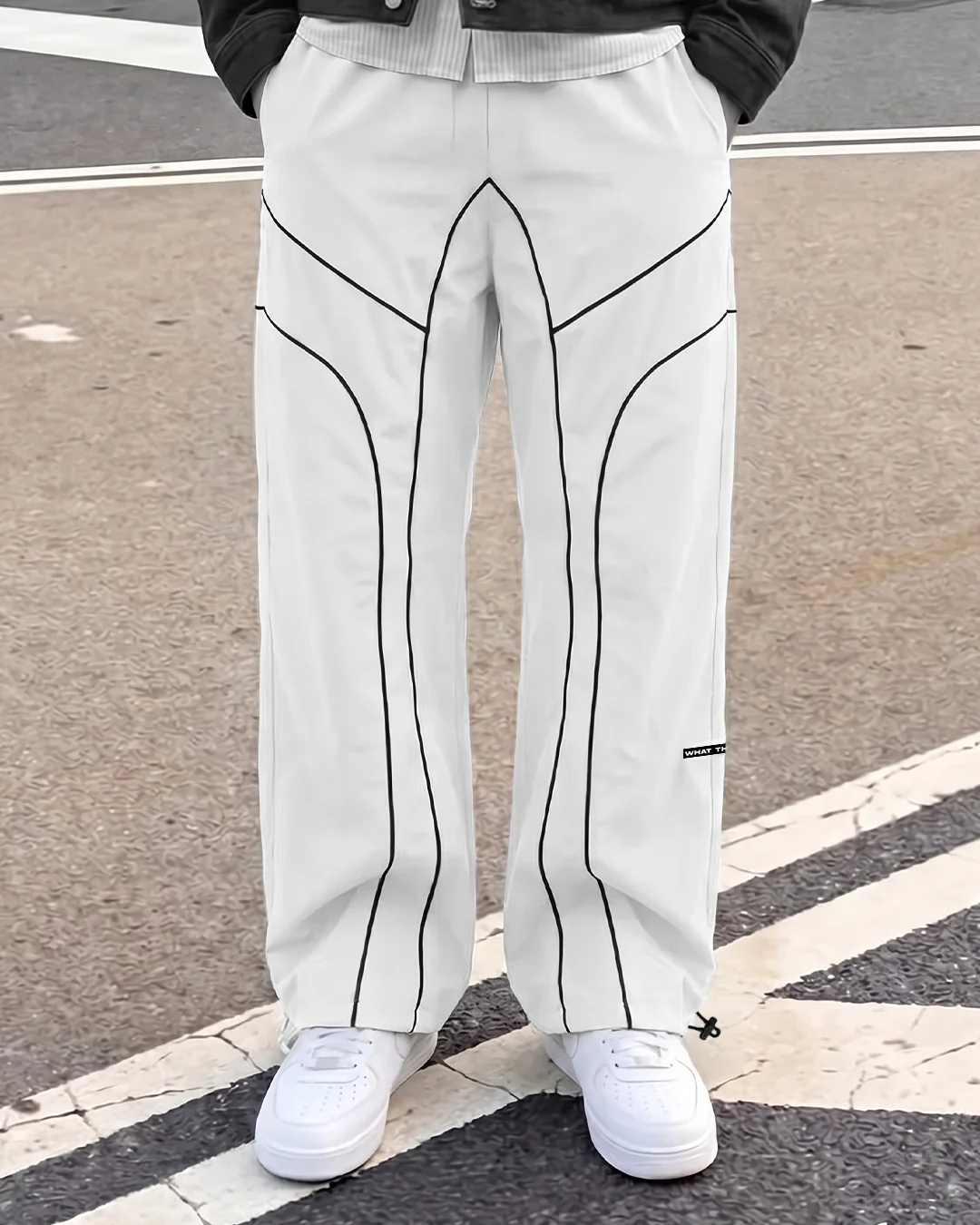 Baseline White Parachute Pants - Image 5