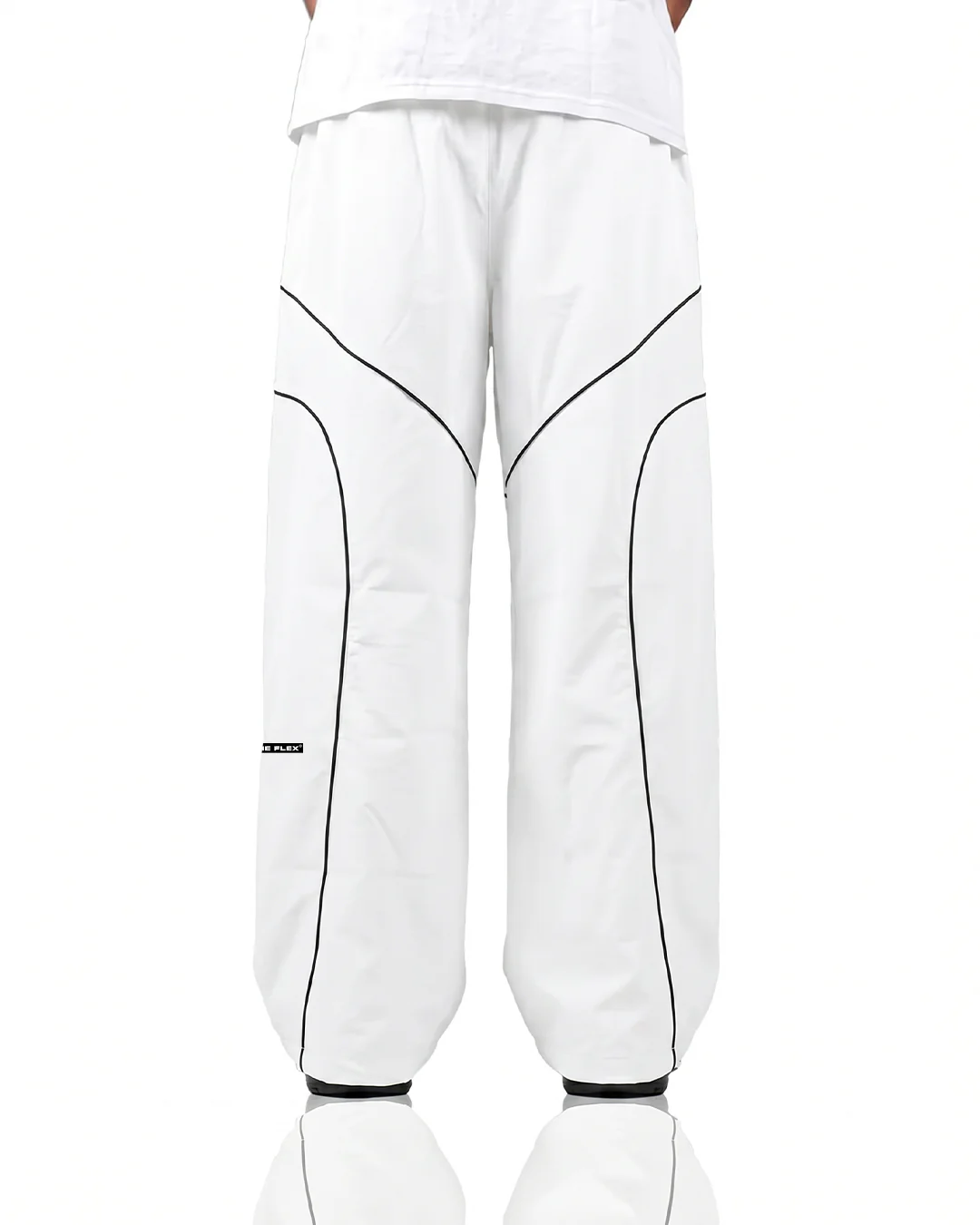 Baseline White Parachute Pants - Image 6