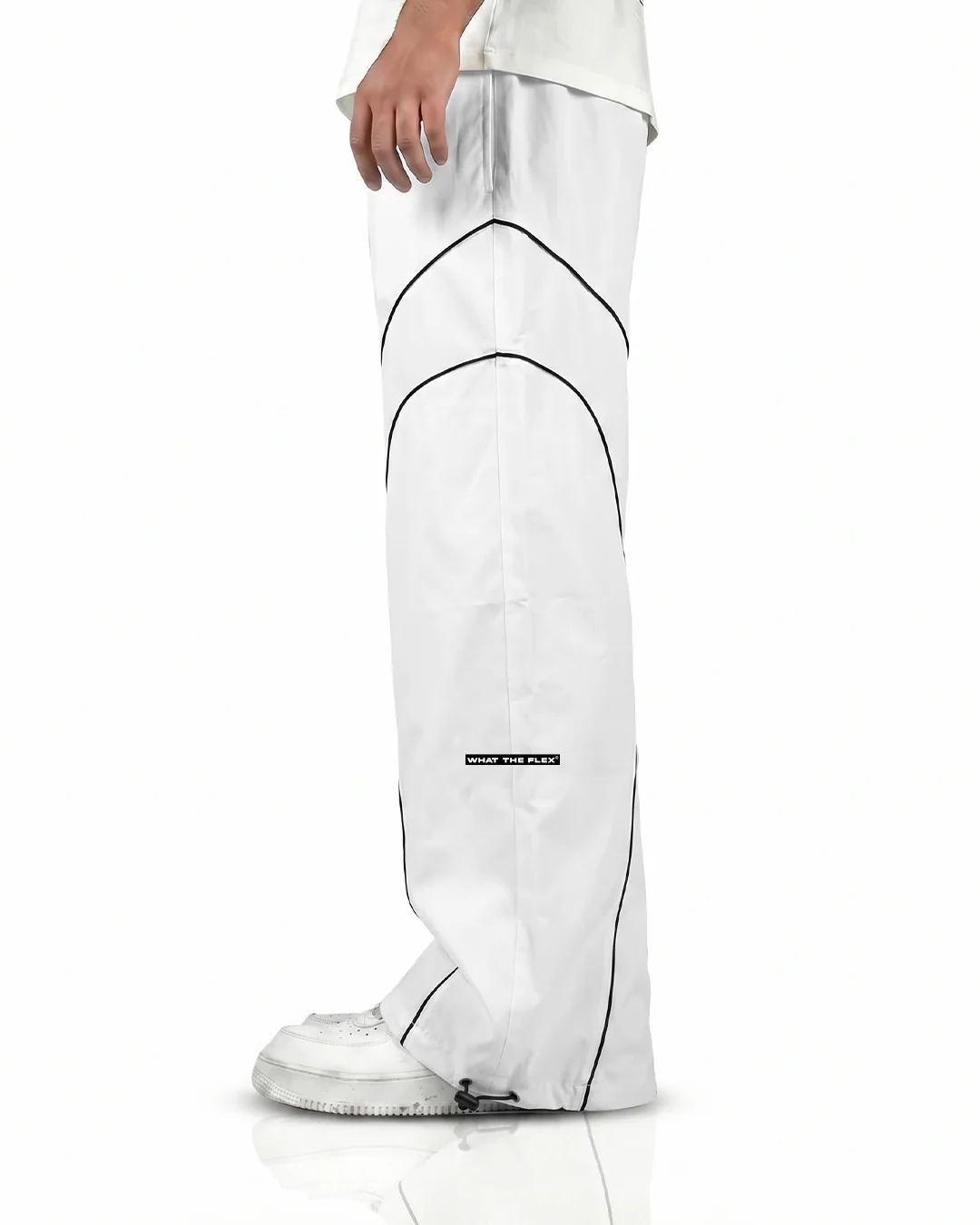 Baseline White Parachute Pants - Image 7