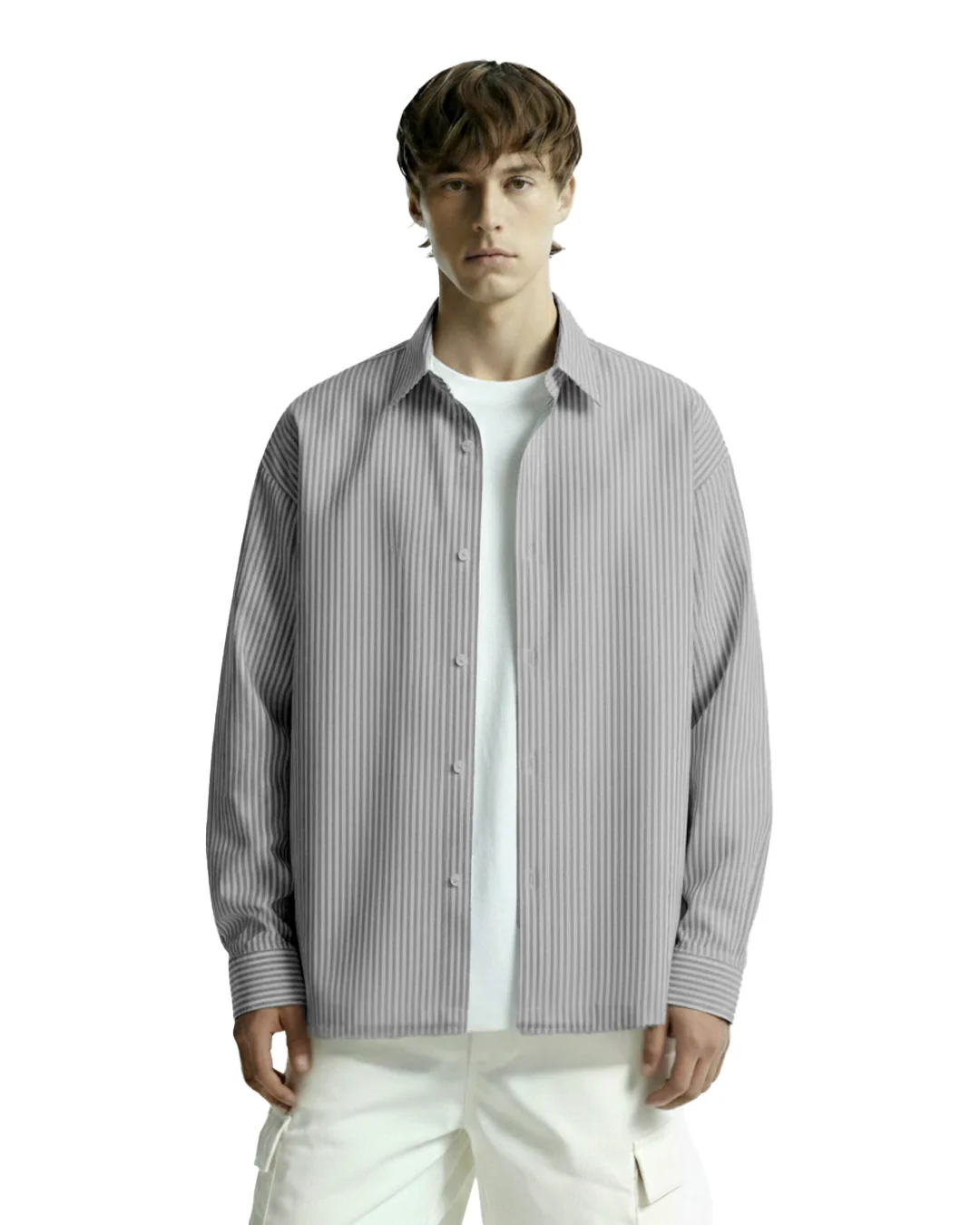 Basic Black Striped Shirt - Image 3
