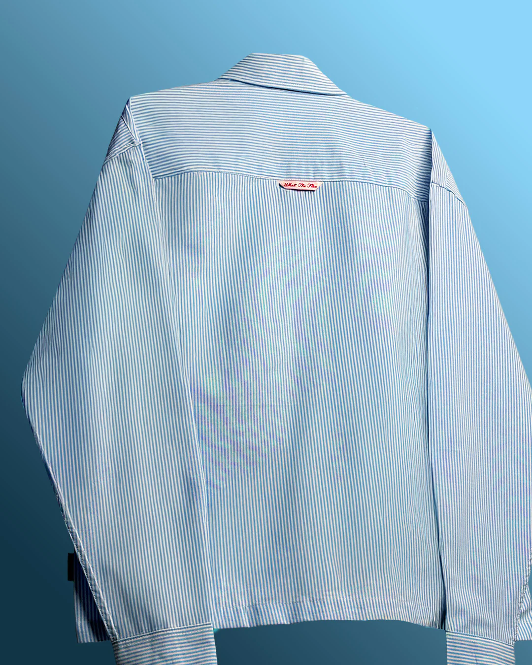 Basic Blue Striped Shirt - Image 6