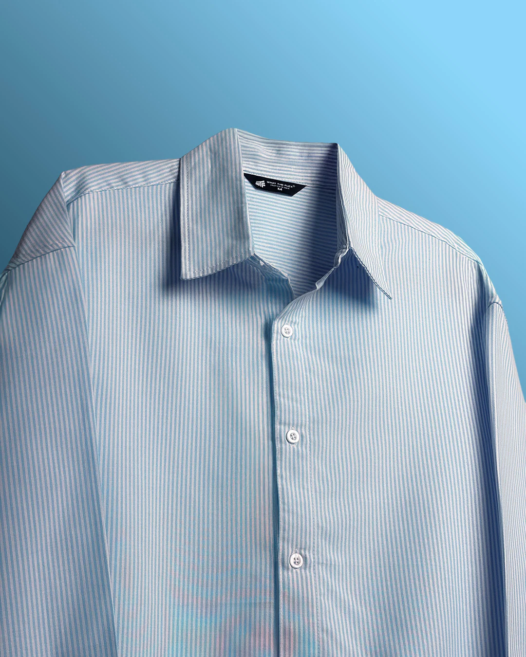 Basic Blue Striped Shirt - Image 7