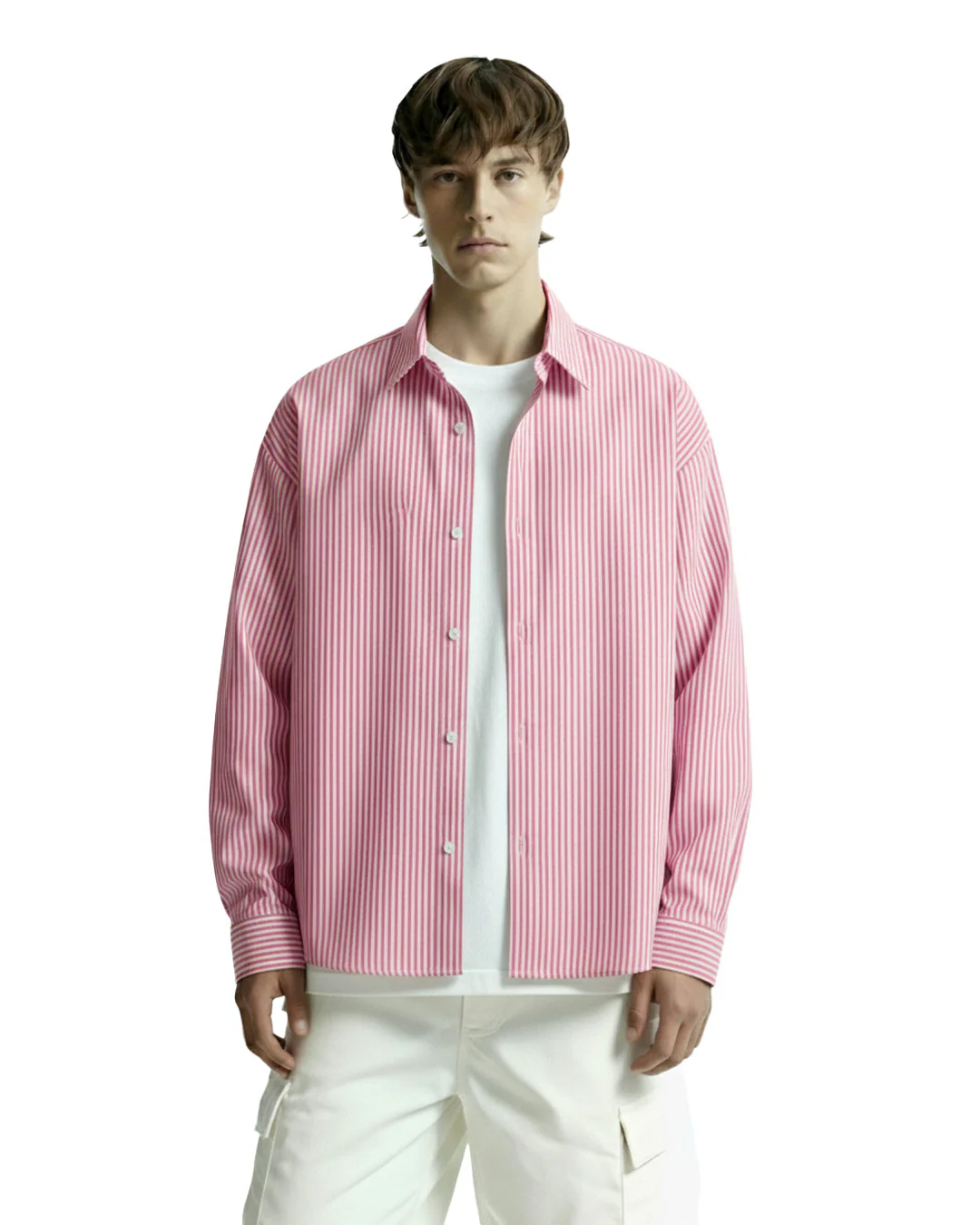 Basic Red Striped Shirt - Image 3