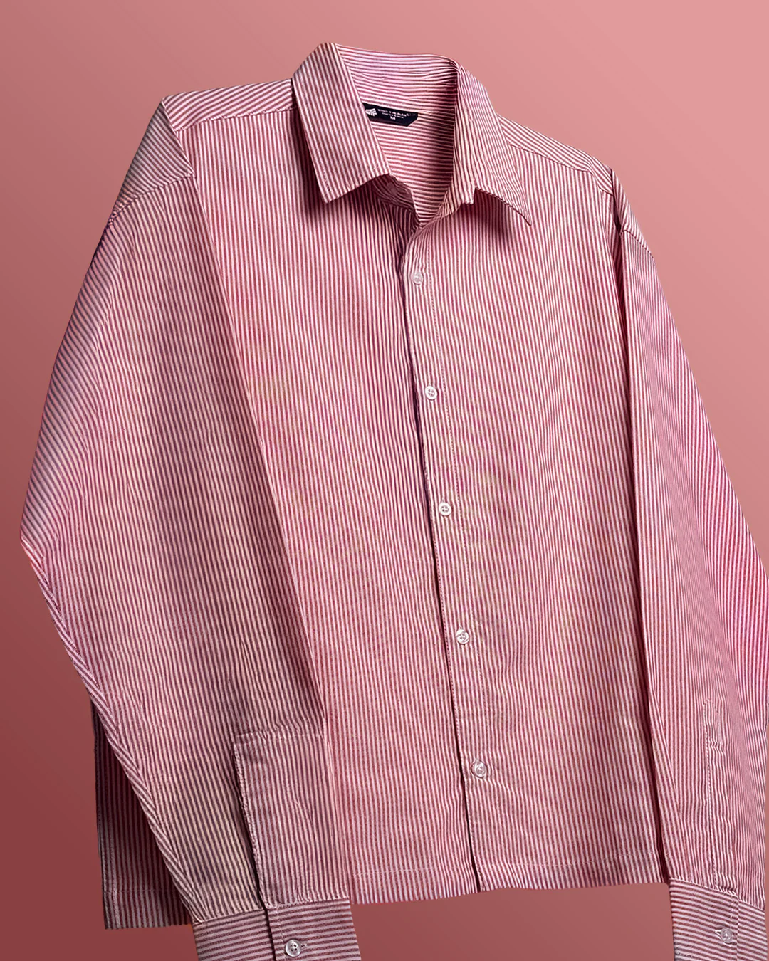 Basic Red Striped Shirt - Image 4