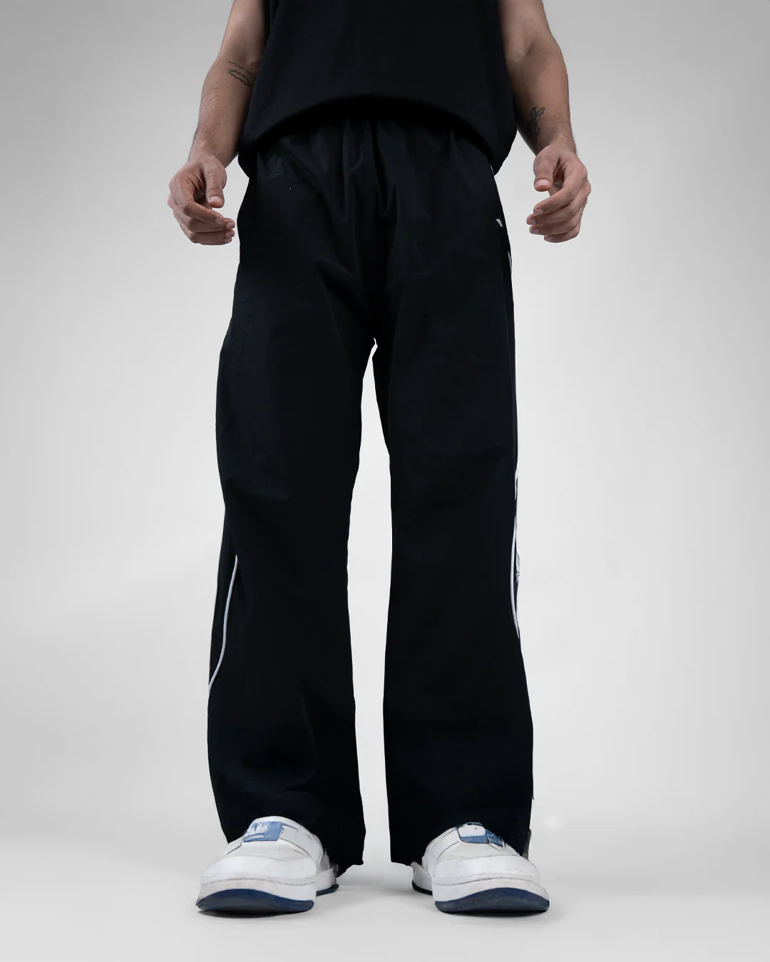 Black Arc Parachute Pants - Image 4