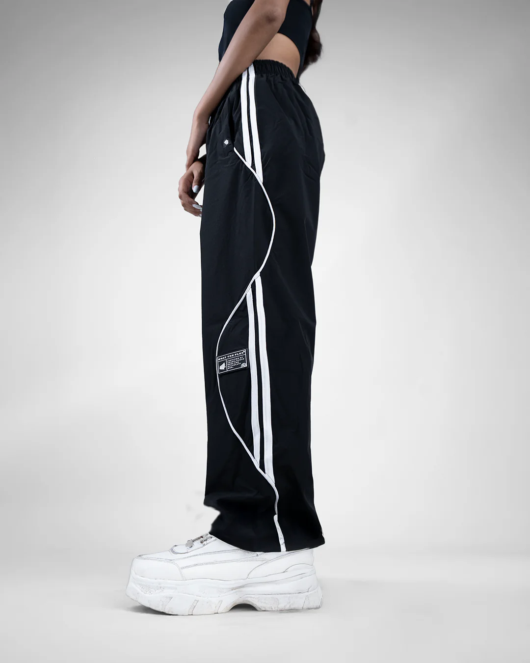 Black Arc Parachute Pants - Image 6
