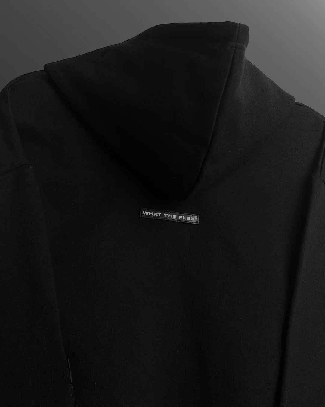 Black Blank Zipper Hoodie - Image 7