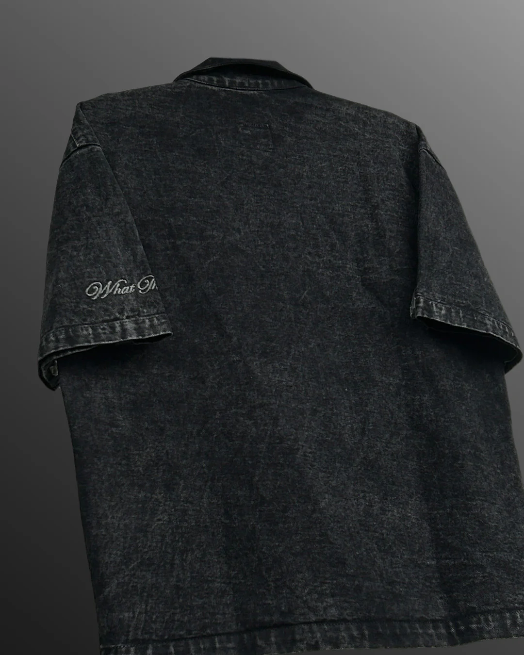 Black Half Sleeve Denim Layer - Image 5