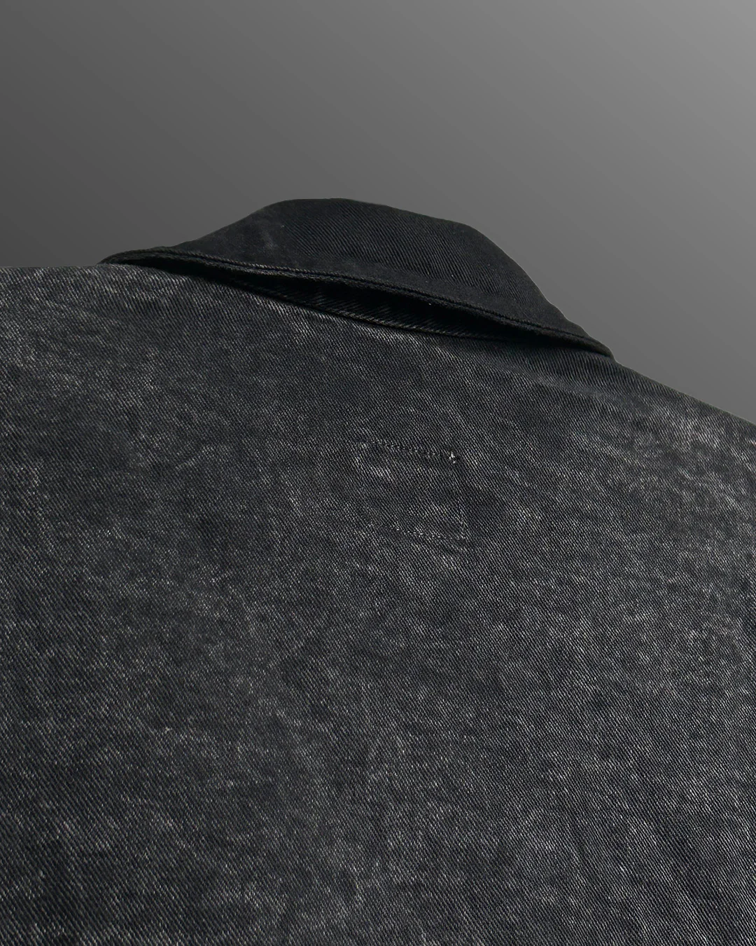 Black Half Sleeve Denim Layer - Image 8