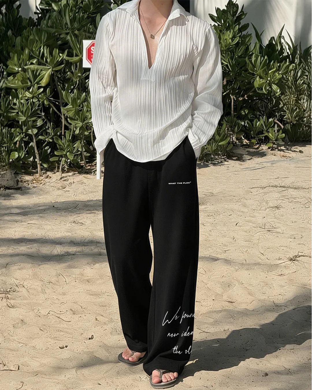 Old World Black Essential Pants - Image 4