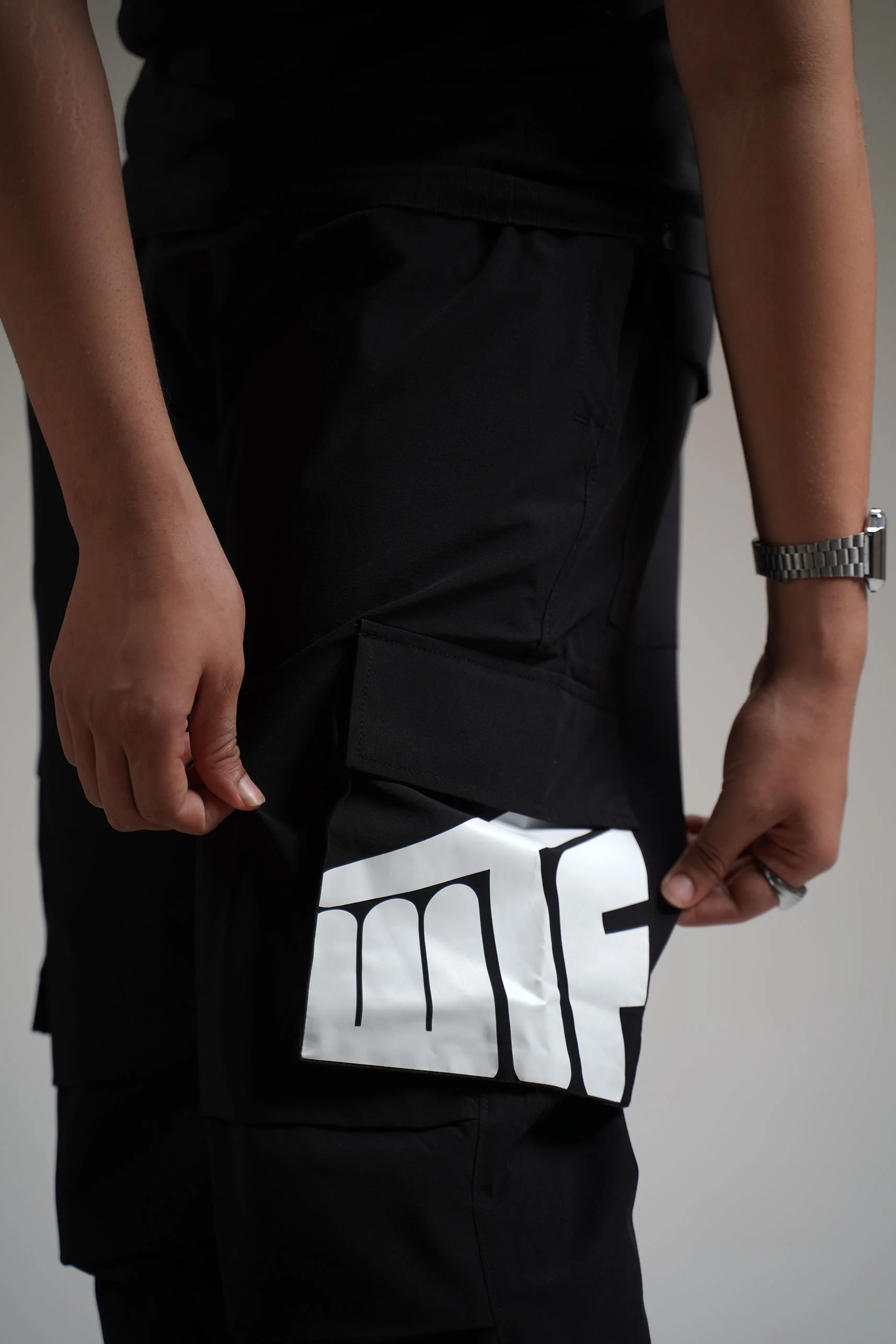 Black Parachute Pants - Image 5