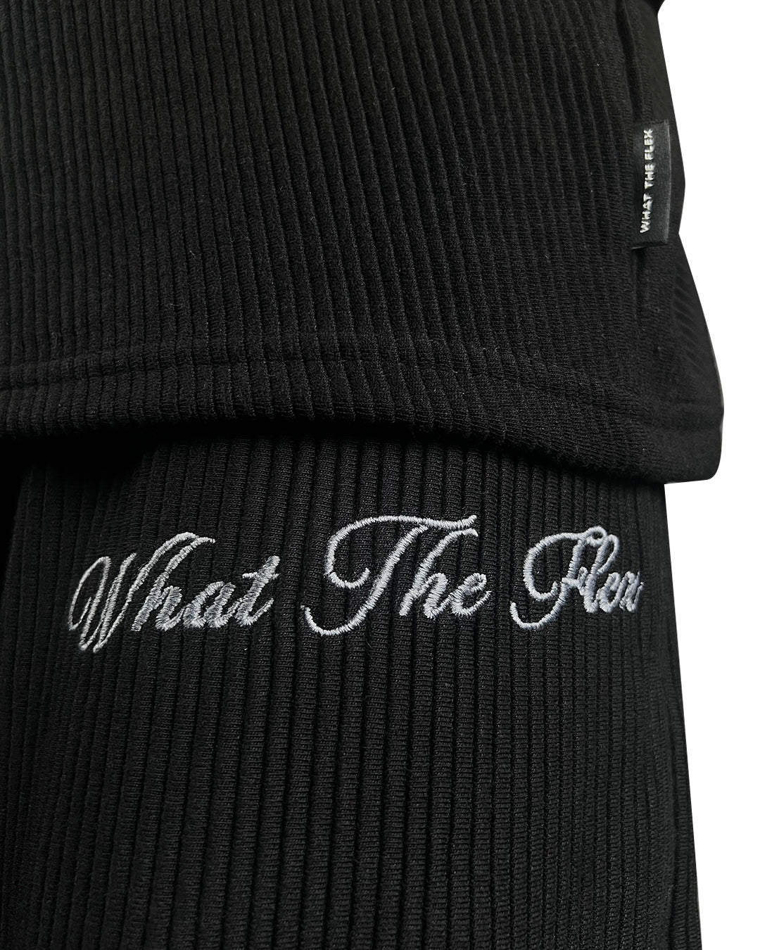 Black Ribbed Pants - Image 6