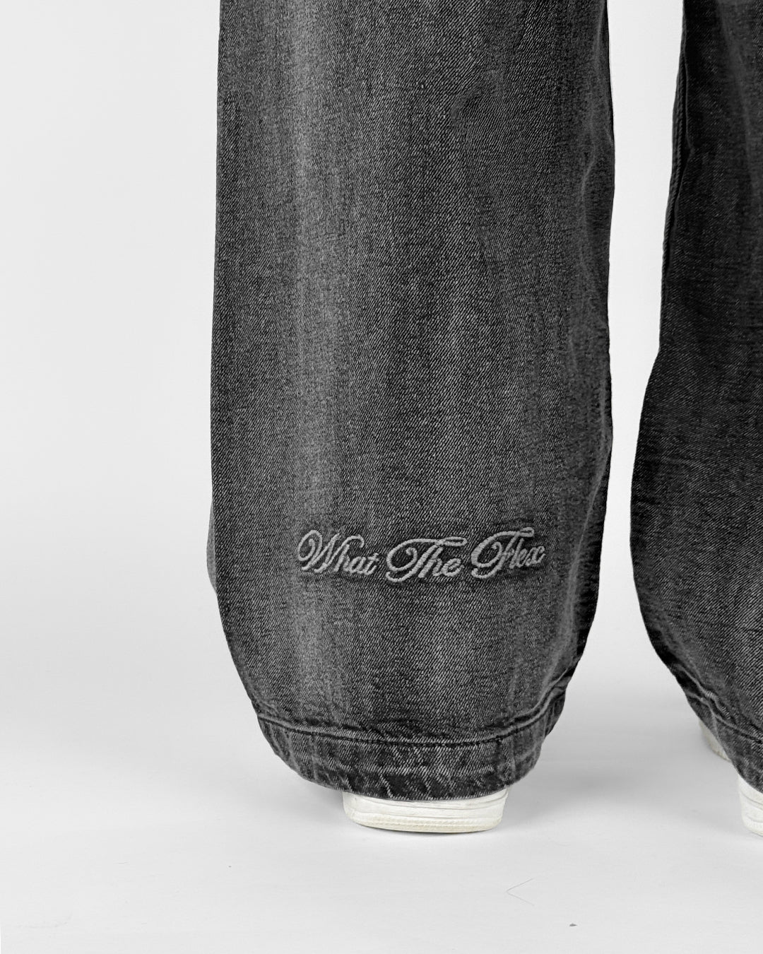 Black Rugged Baggy Jeans - Image 10