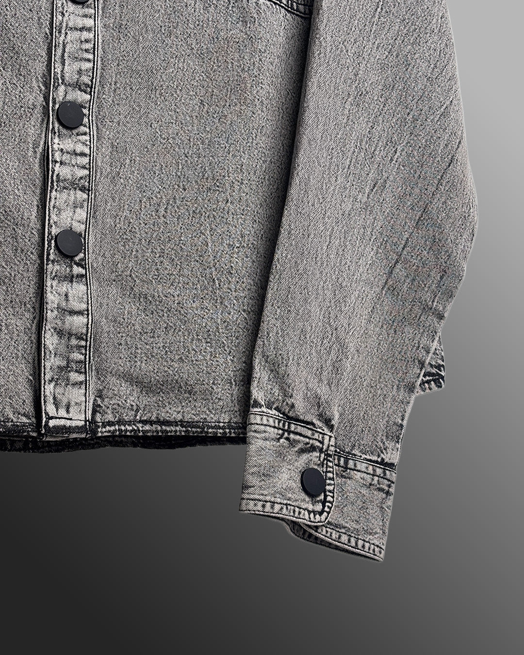Blank Space Grey Denim Shirt - Image 6