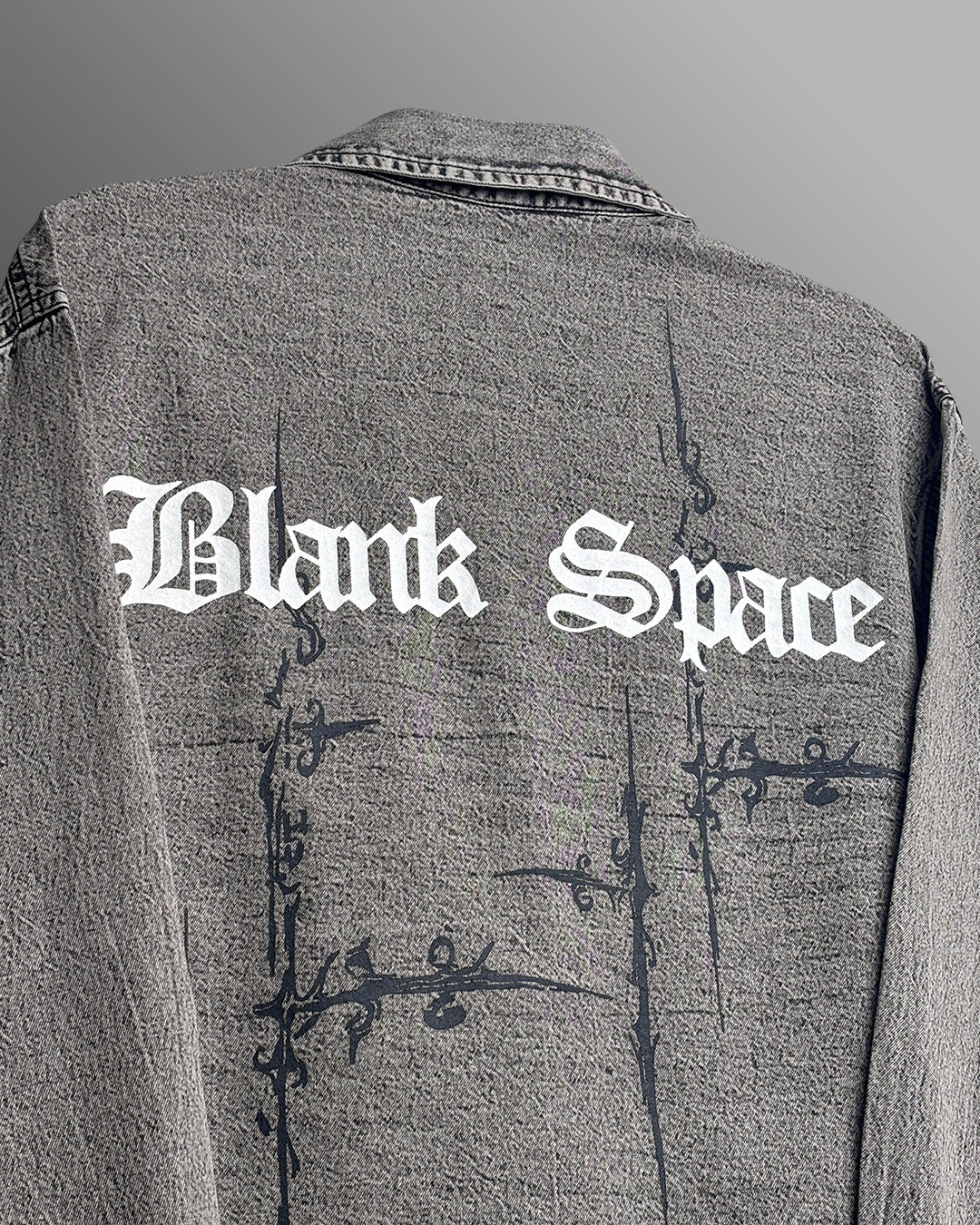 Blank Space Grey Denim Shirt - Image 7