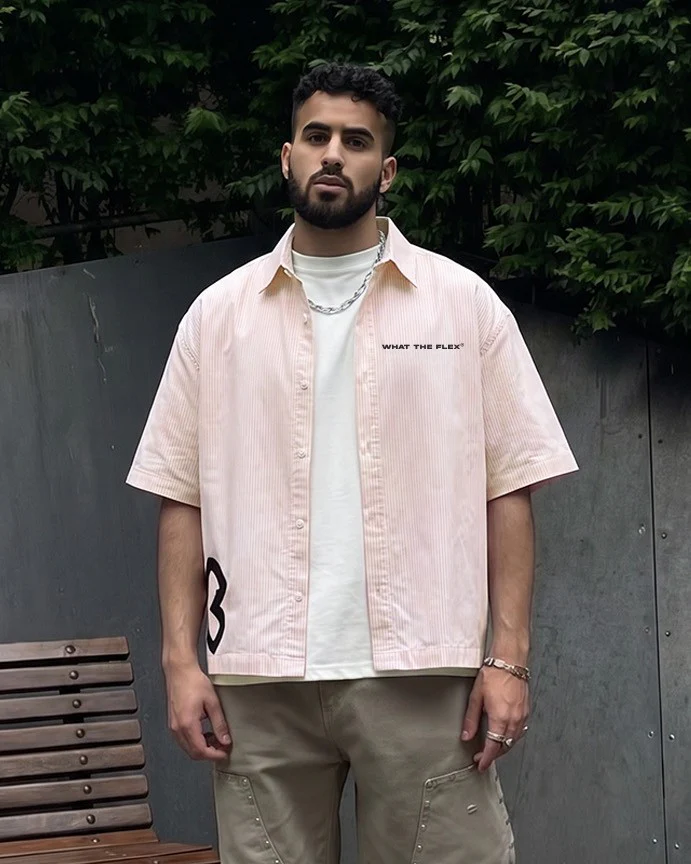 Broken Dreams Half Sleeve Striped Shirt - Image 7