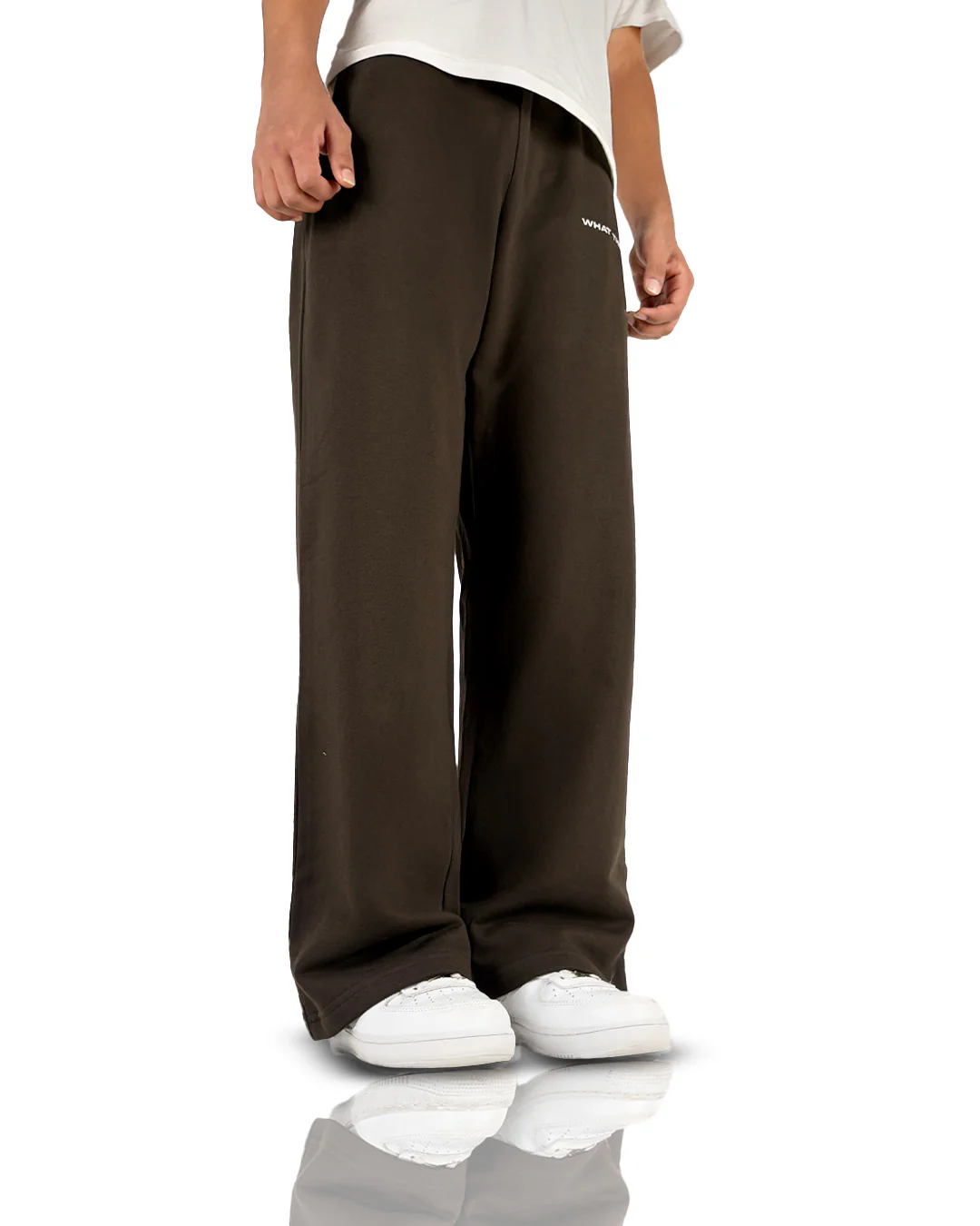 Brown essential cotton Pants - Image 3
