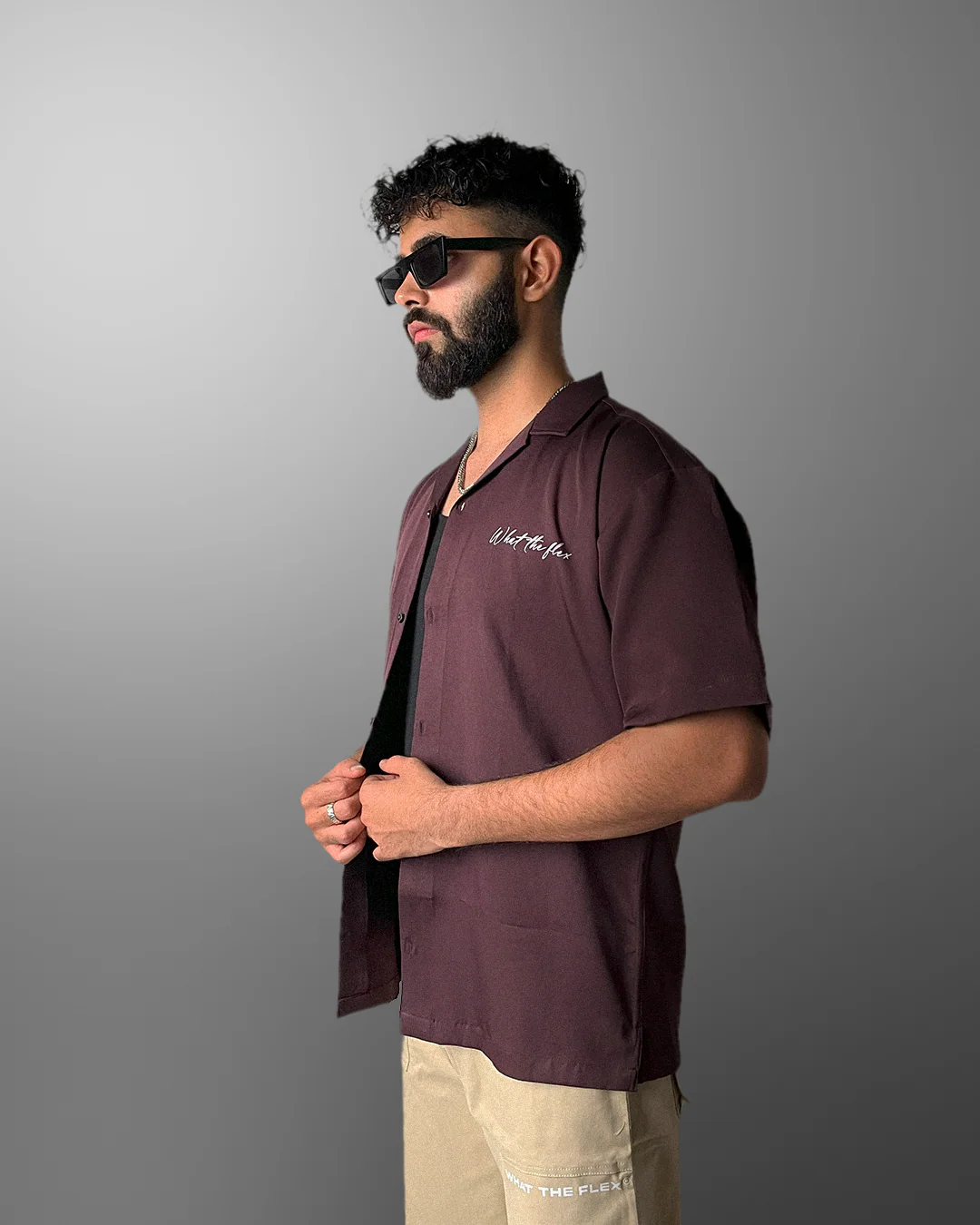 Face of God Bowling Shirt - Image 3