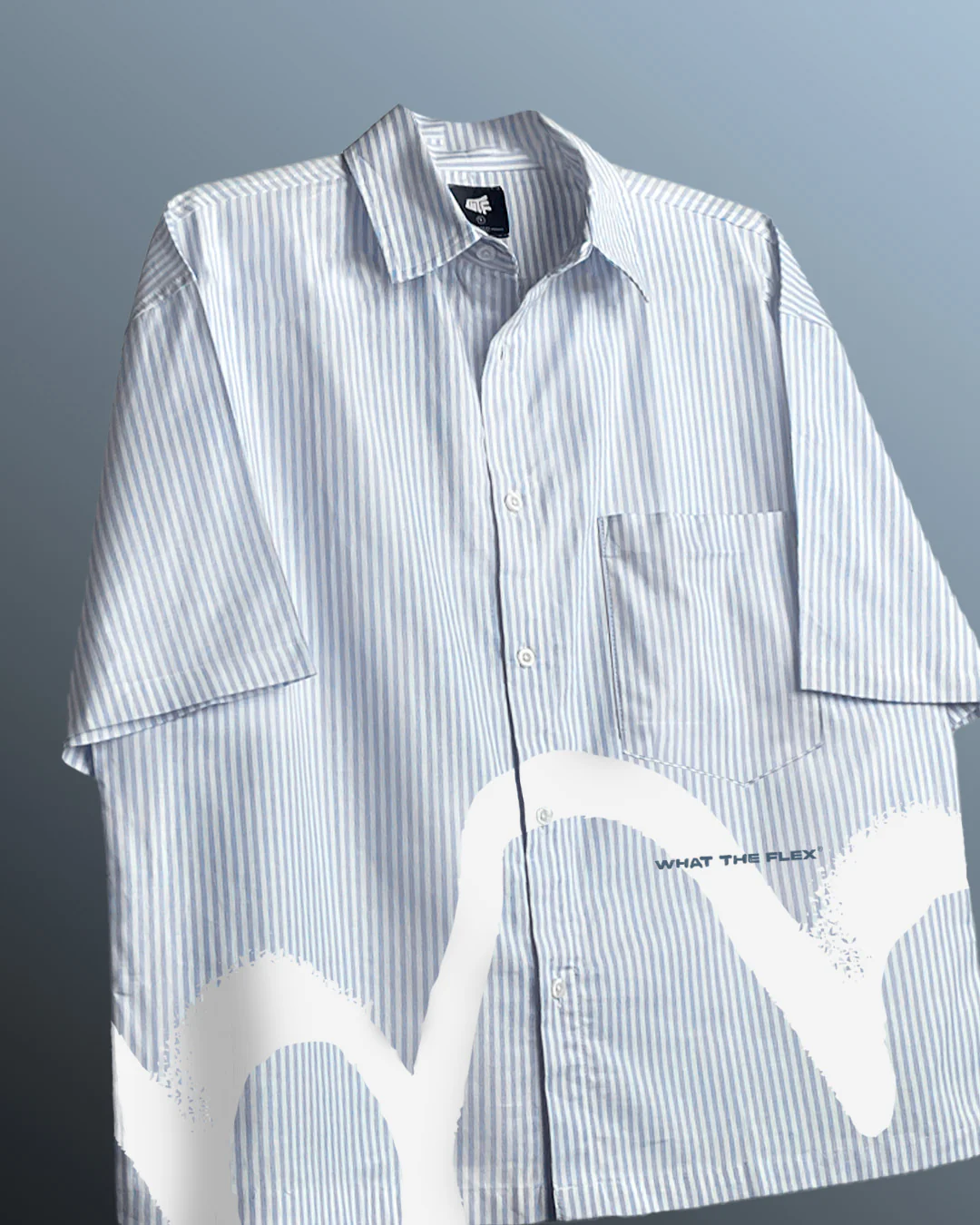 BTS Half Sleeve Striped Shirt - Image 4