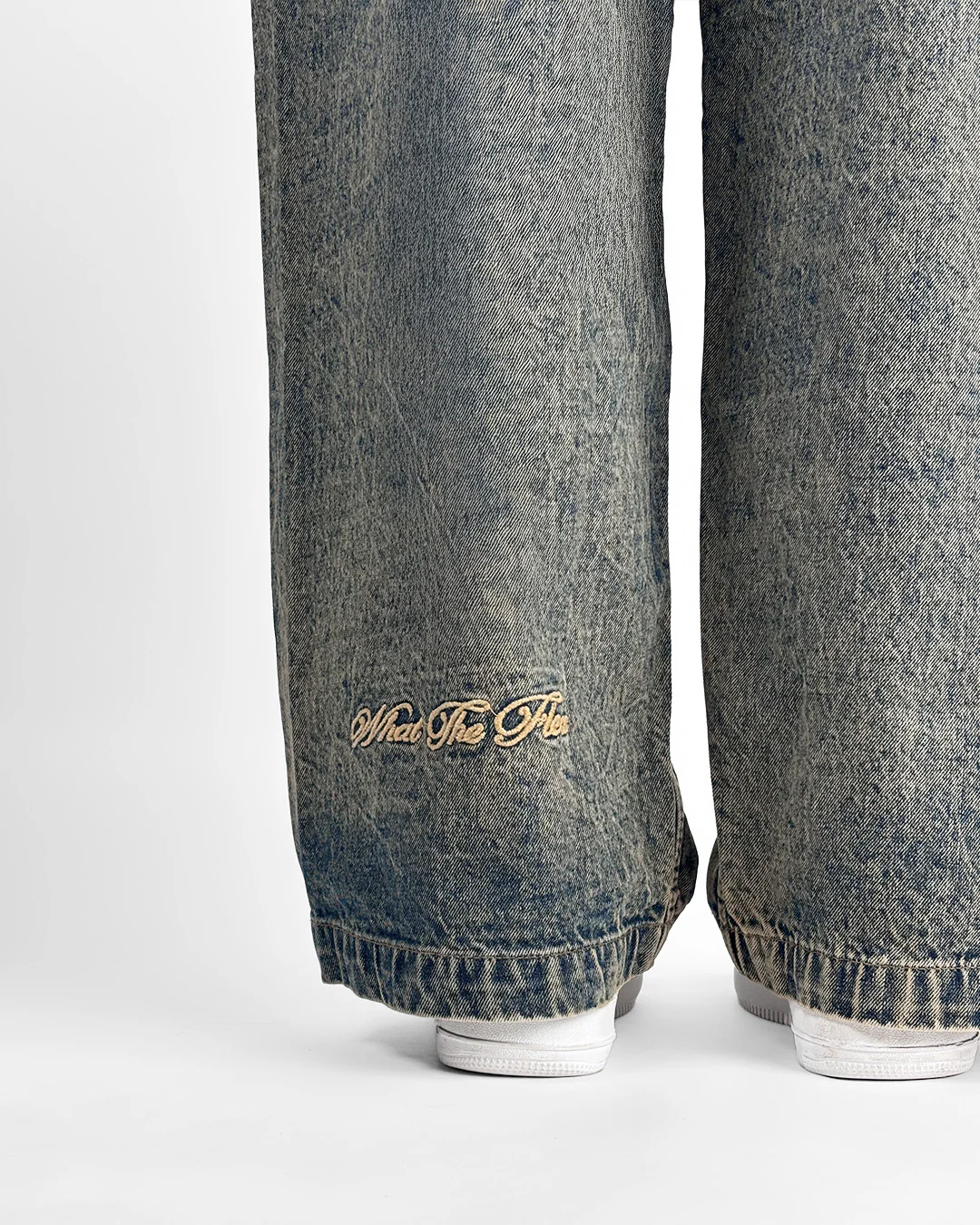 Burnt Blue Baggy Jeans - Image 9