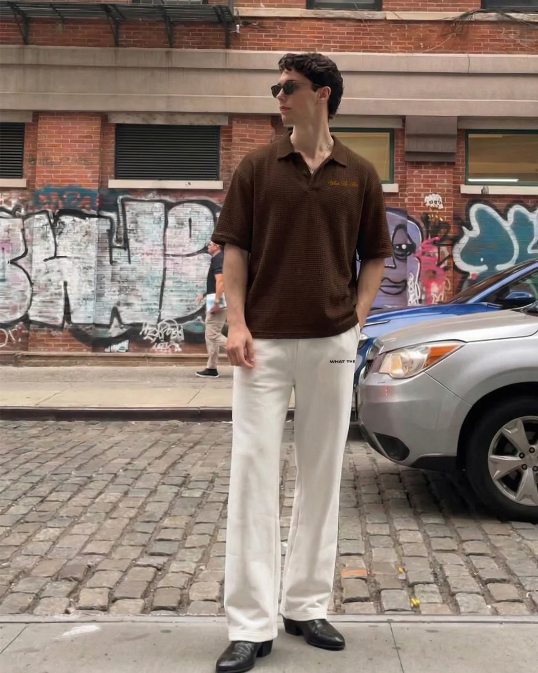 Dark Brown Polo T-shirt - Image 4
