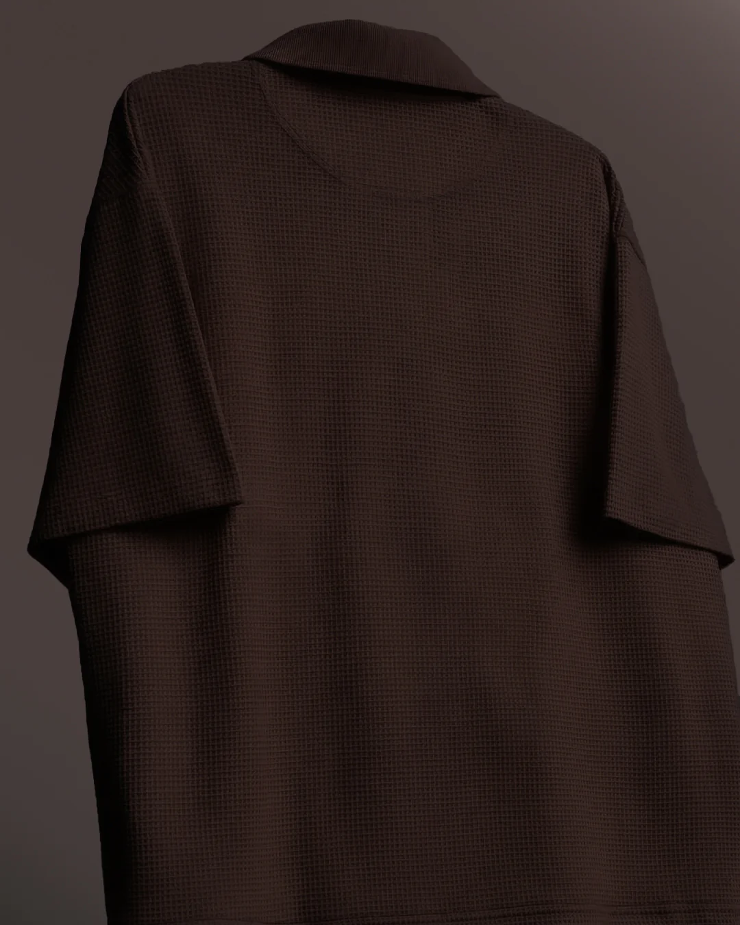 Dark Brown Polo T-shirt - Image 5