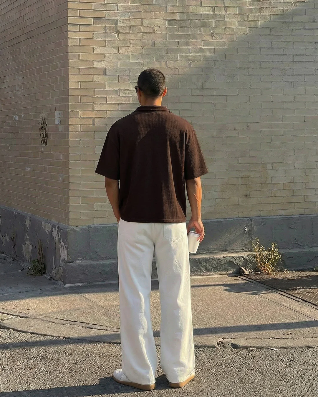 Dark Brown Polo T-shirt - Image 6
