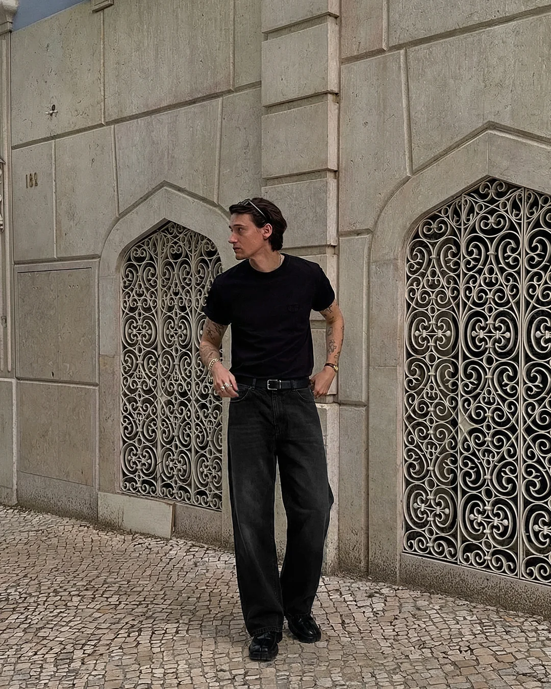 Charcoal Black Straight Cut Jeans - Image 4