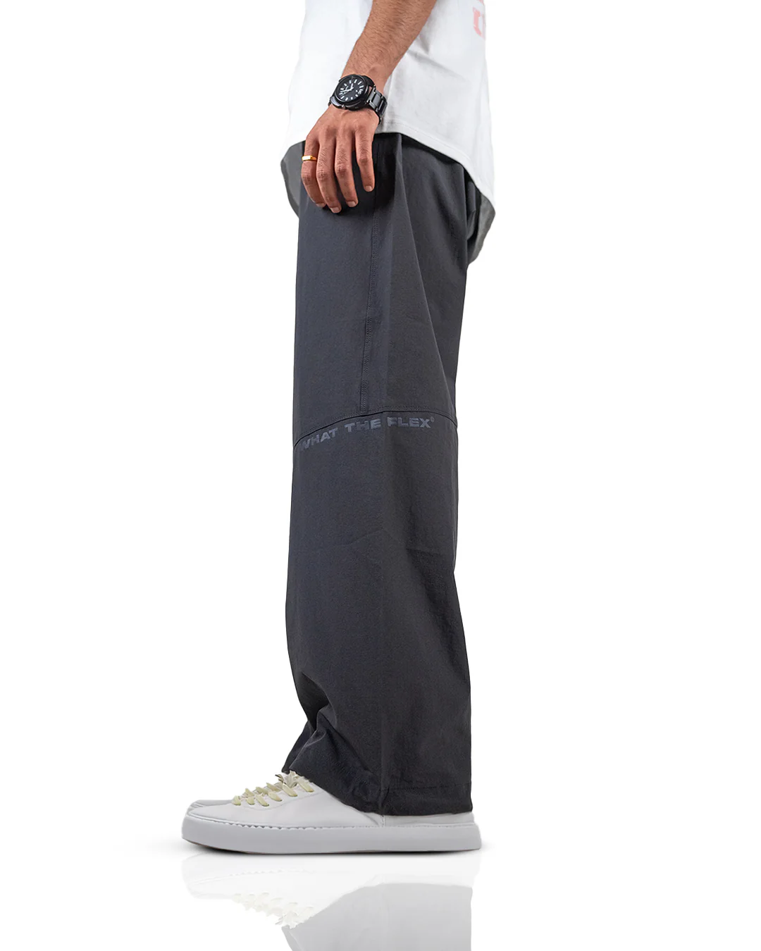 Charcoal Breakout Parachute Pants - Image 3