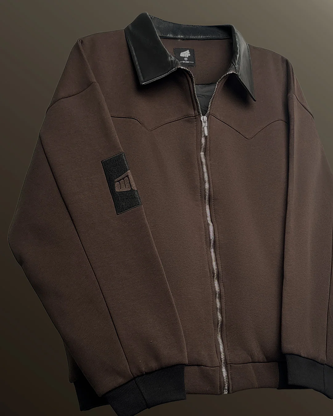 Cocoa Leather Cut Jacket - Image 5