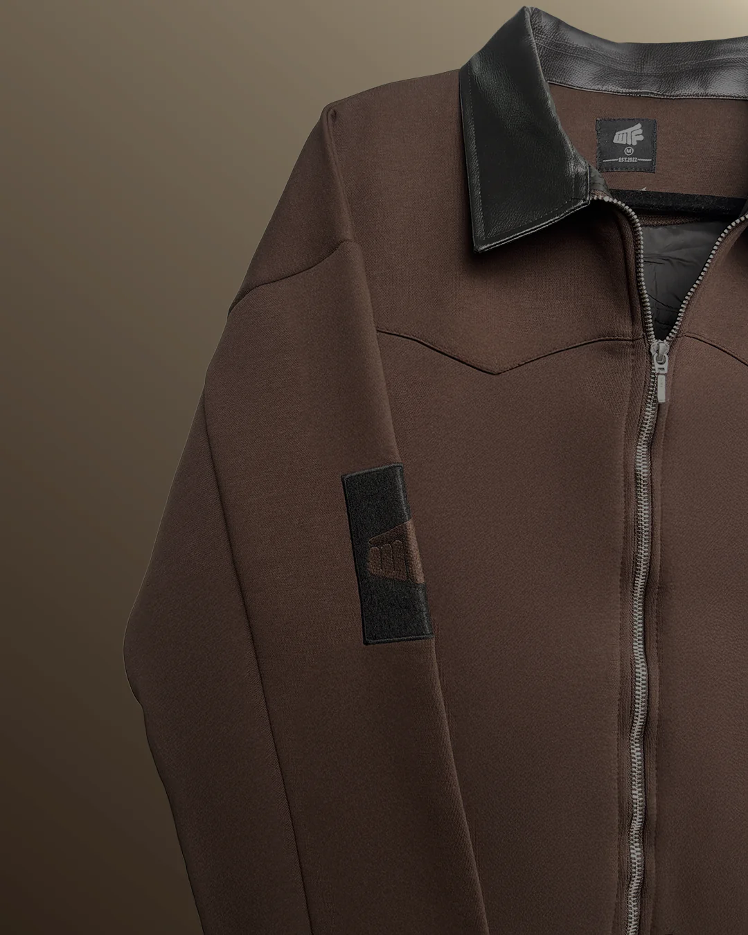 Cocoa Leather Cut Jacket - Image 6