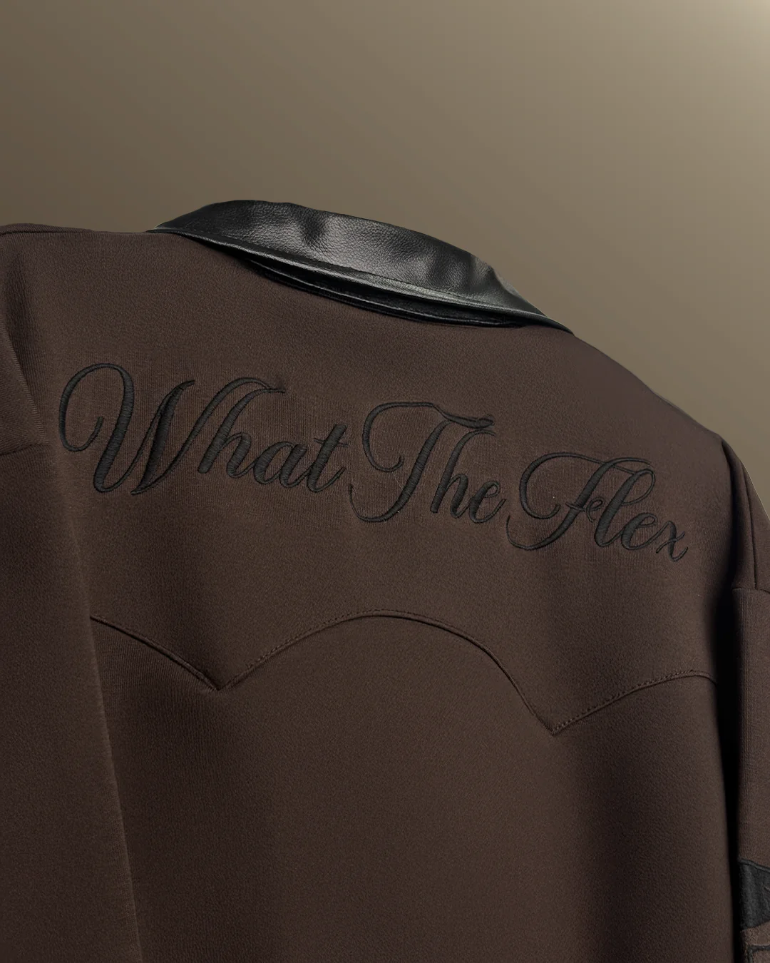 Cocoa Leather Cut Jacket - Image 7