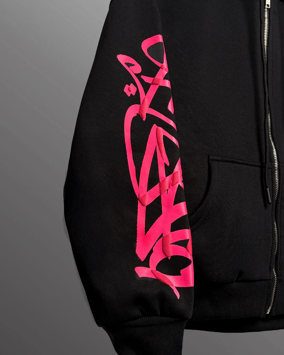 Concrete Dreams Black Zipper Hoodie - Image 9