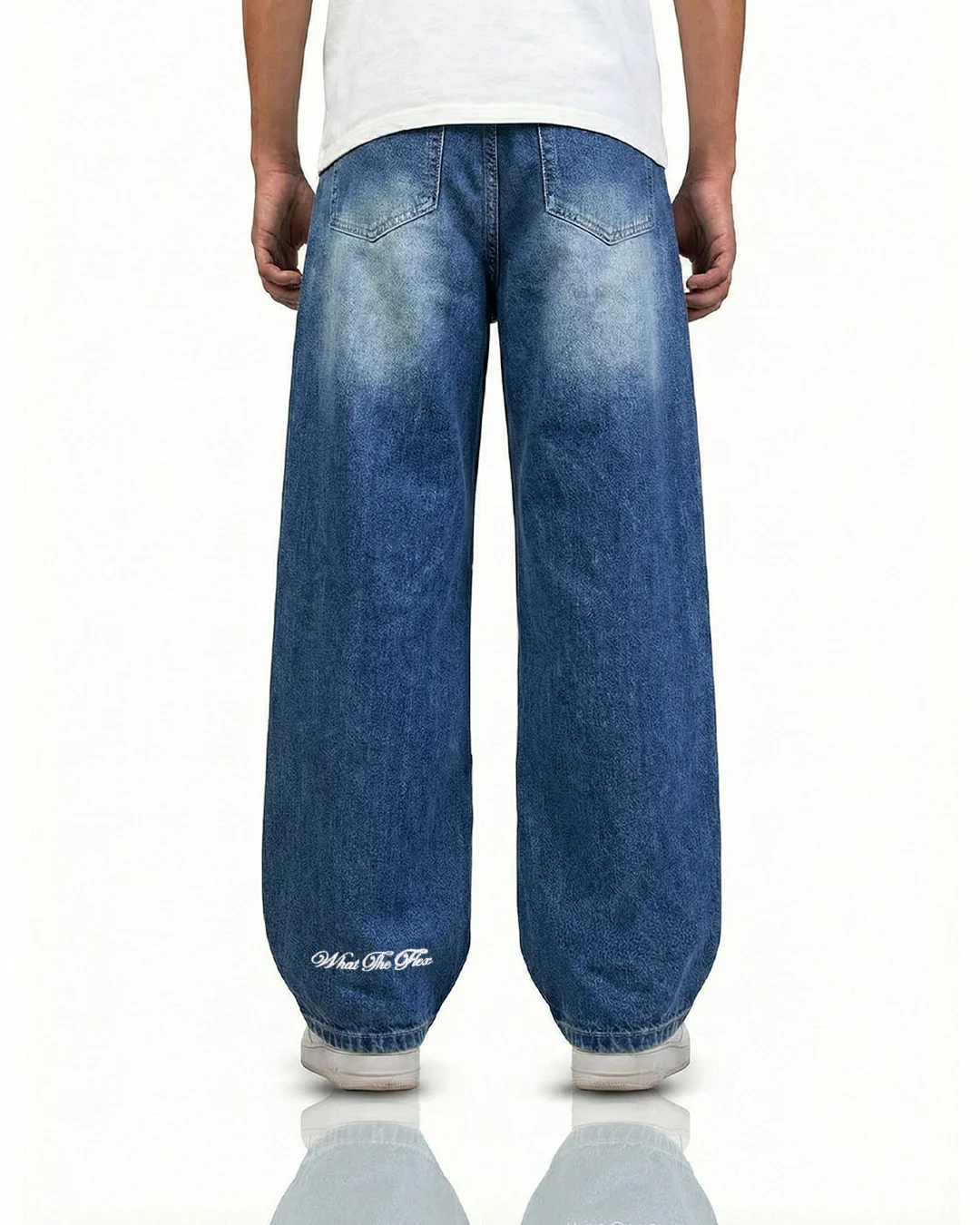 Cool Blue Baggy Jeans - Image 5