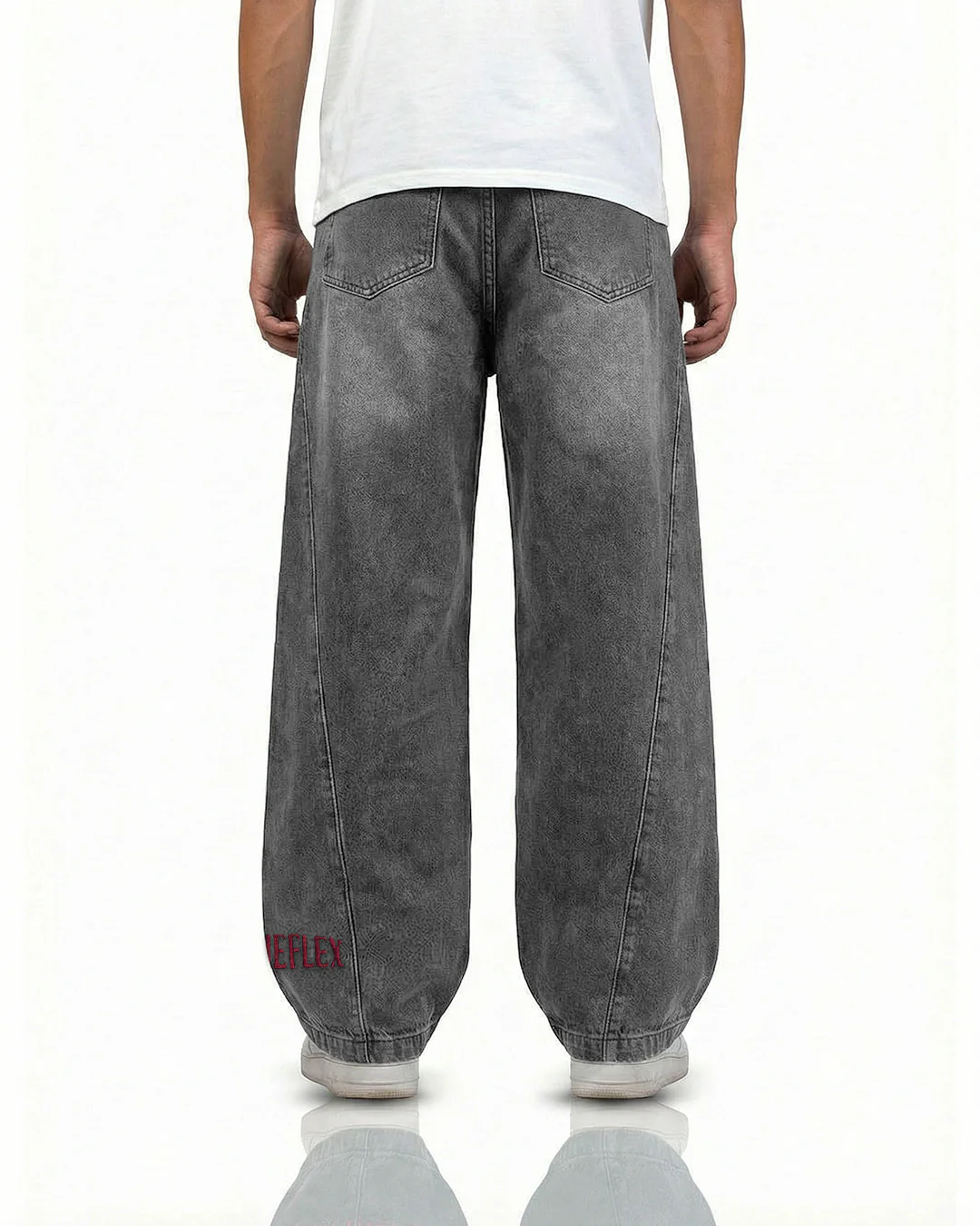Cypher Grey Baggy Jeans - Image 6