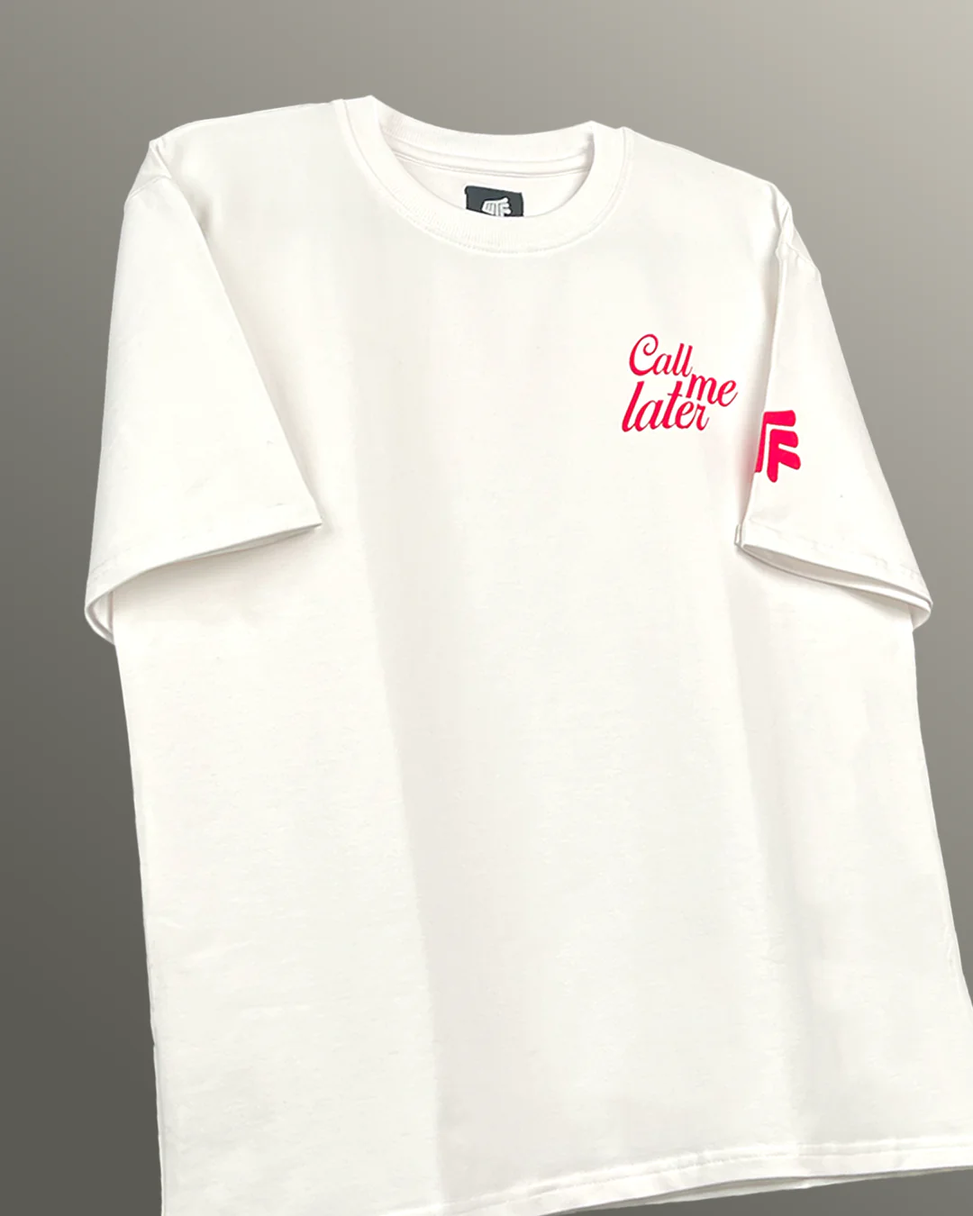 Deadlines Heavyweight White T-Shirt - Image 3