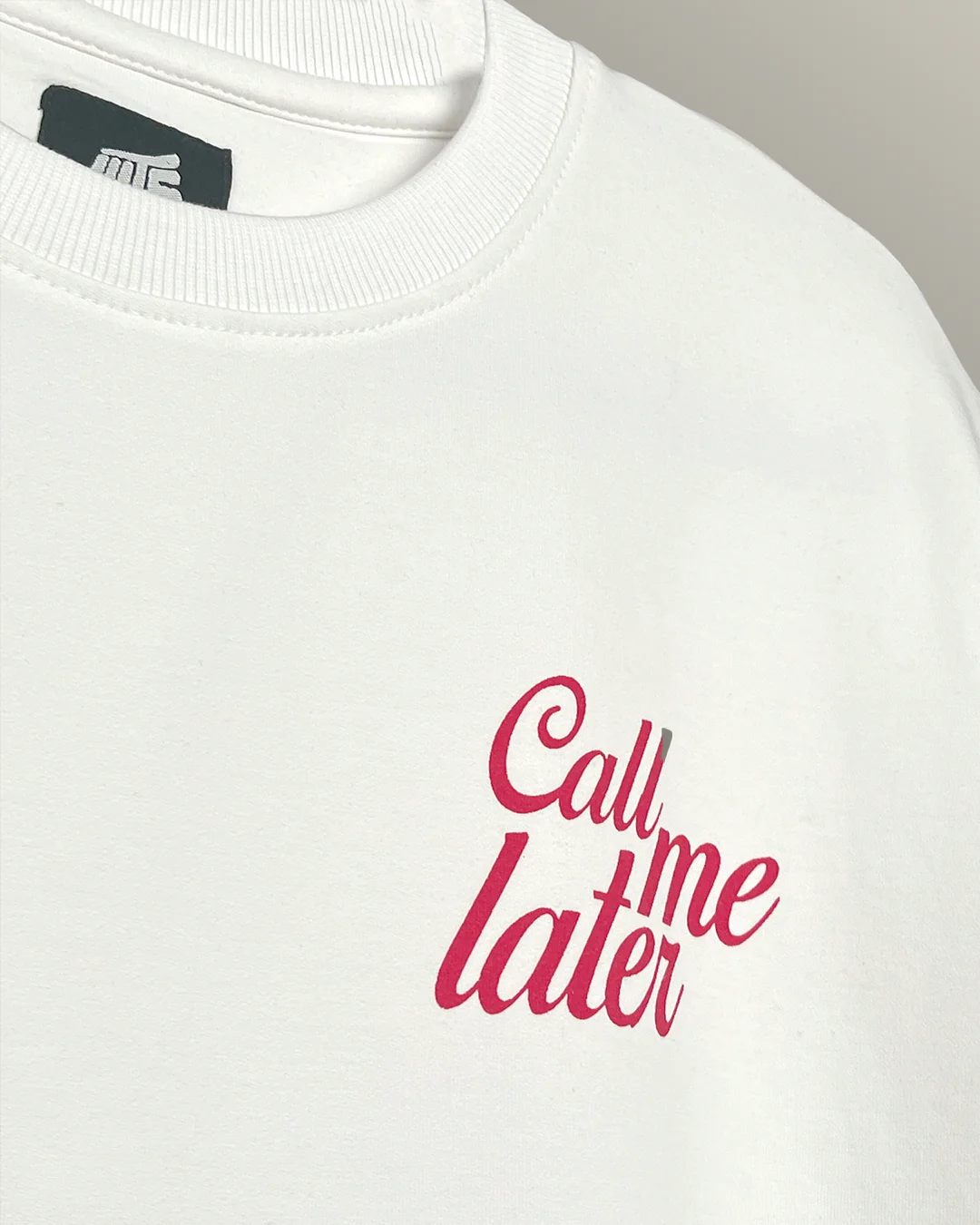 Deadlines Heavyweight White T-Shirt - Image 7