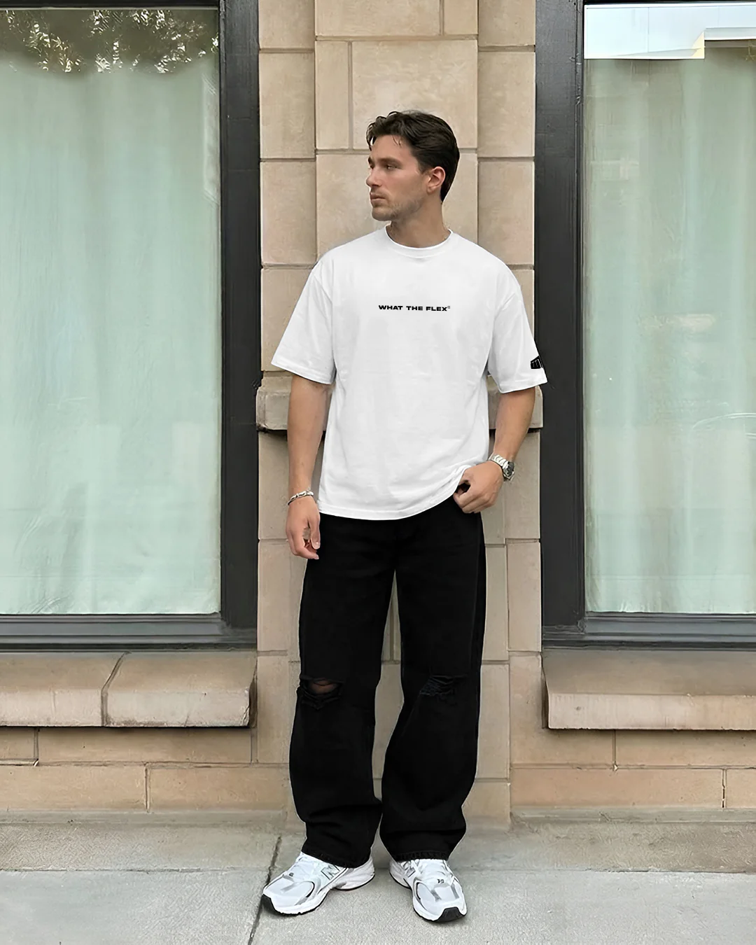 Deep Night Rugged Baggy Jeans - Image 4