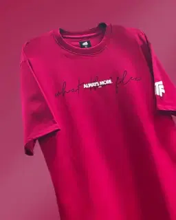Dripcage Pink Heavyweight T-shirt - Image 2